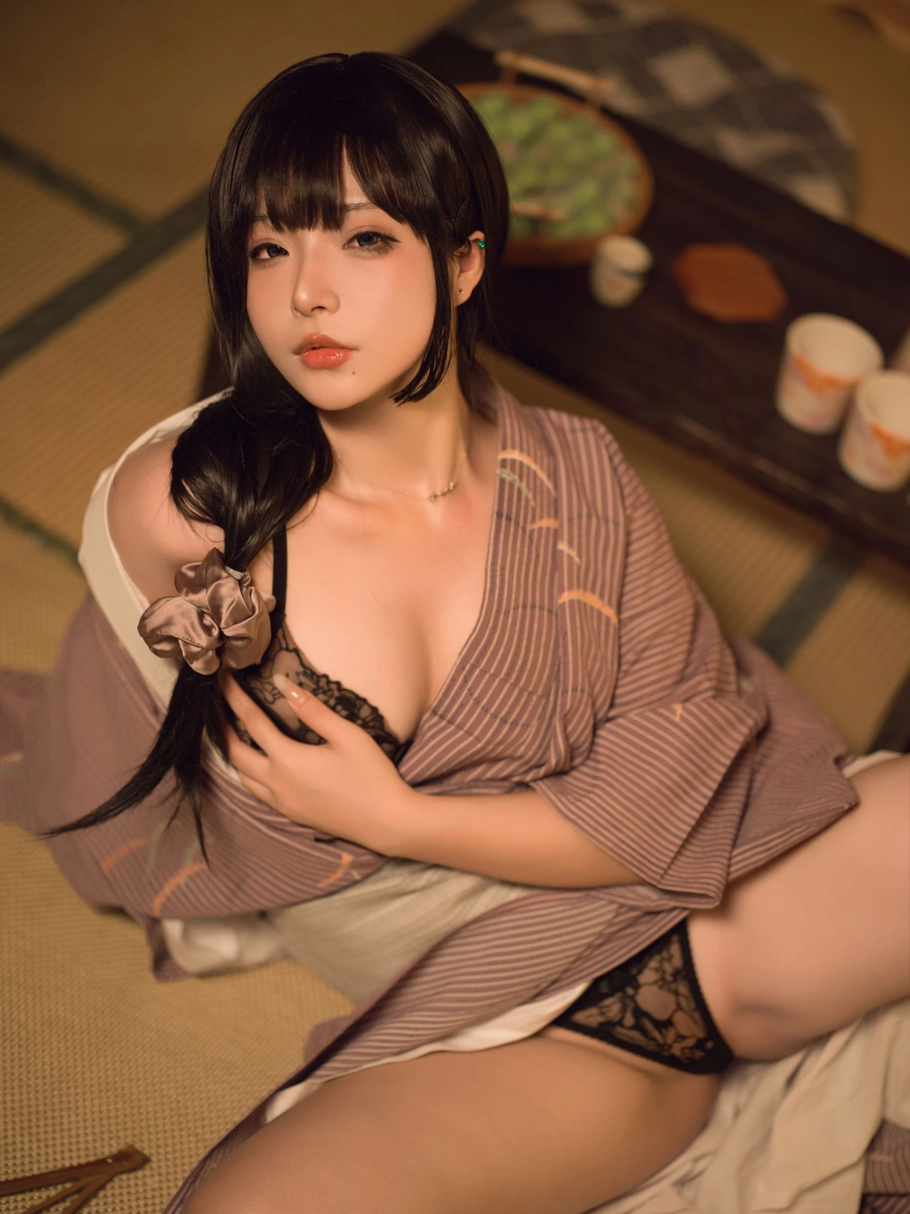 yuuhui玉汇 – 独居的寡姐 Cosplay-第98张