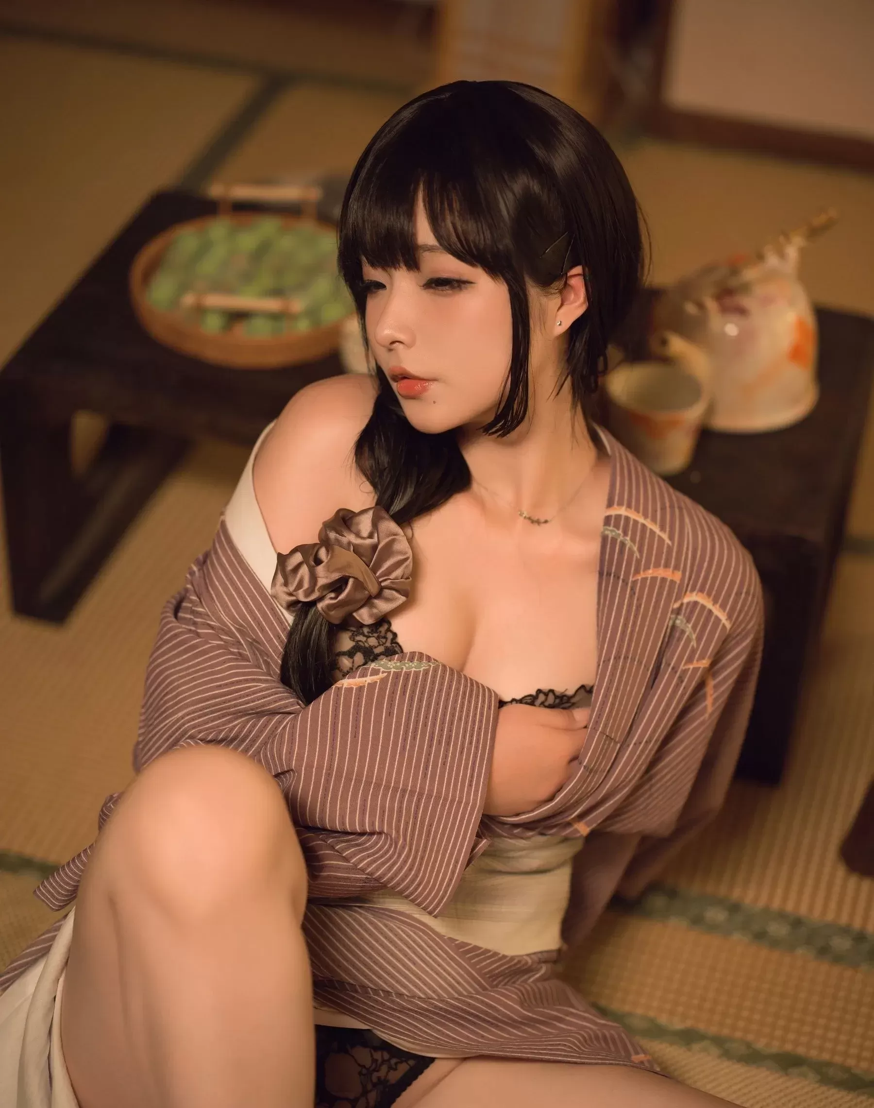 yuuhui玉汇 – 独居的寡姐 Cosplay-第99张
