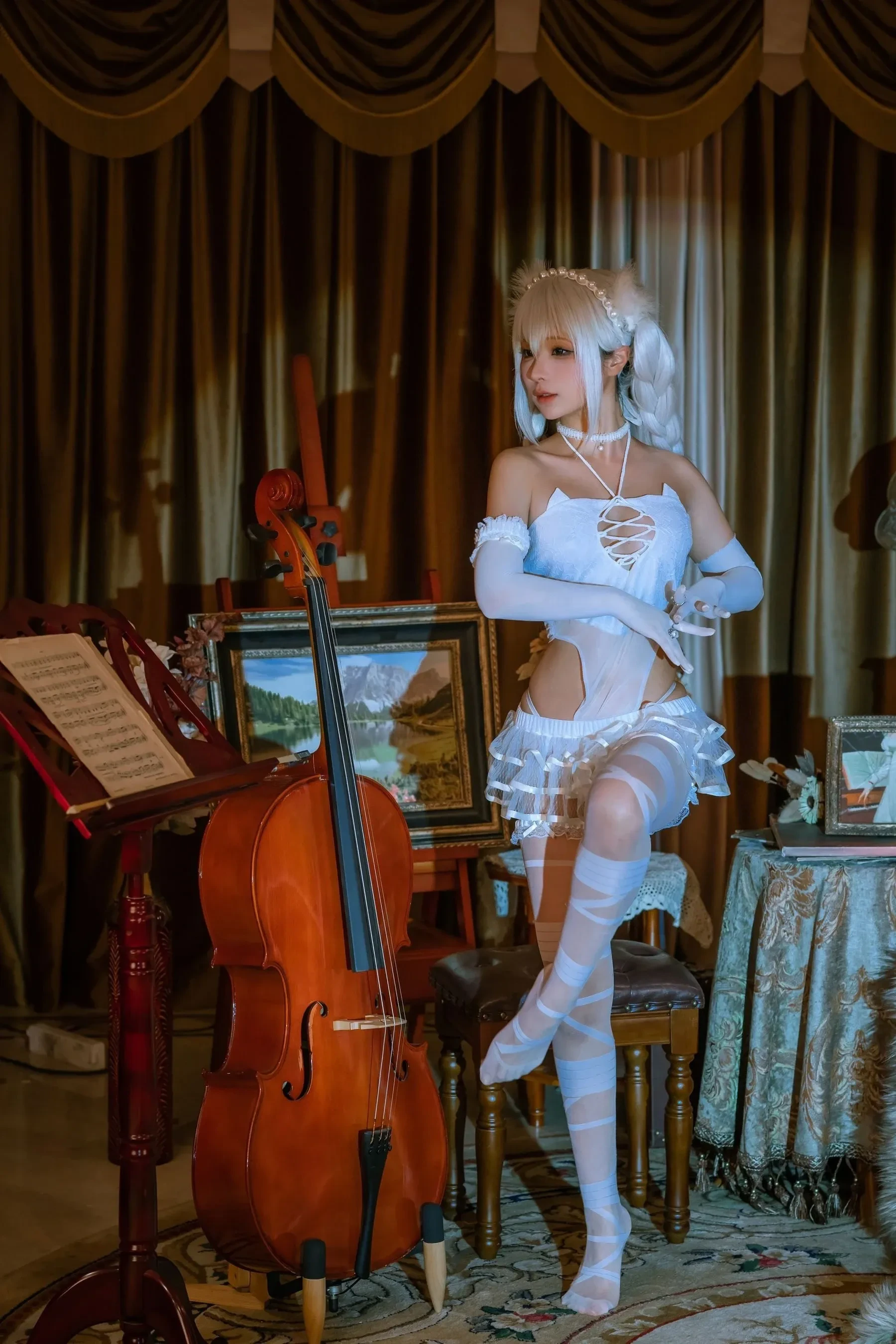 蠢沫沫 – 芭蕾猫 Cosplay-第9张
