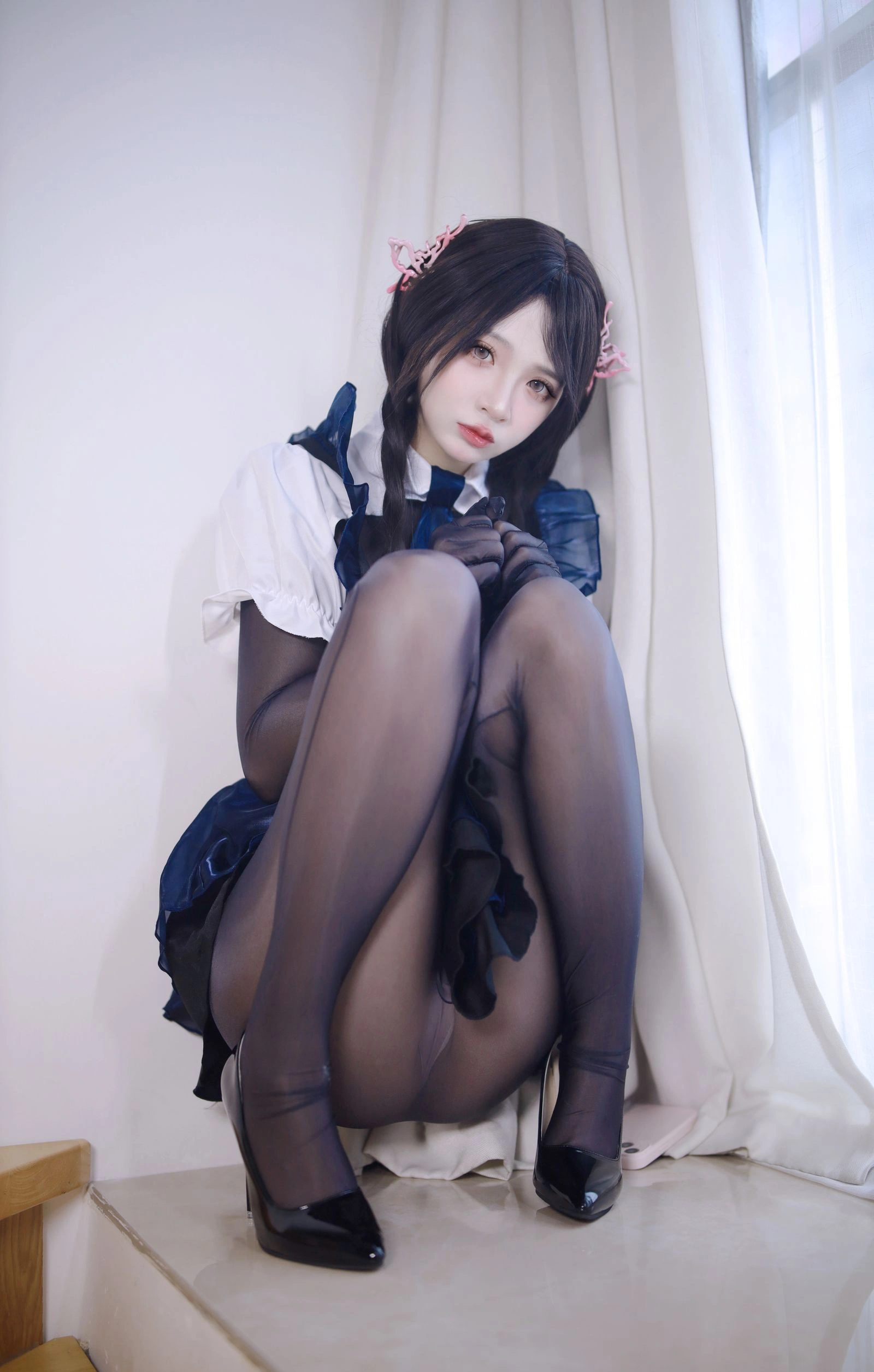 疯猫ss – 七了个三 女仆特工 Cosplay-第23张