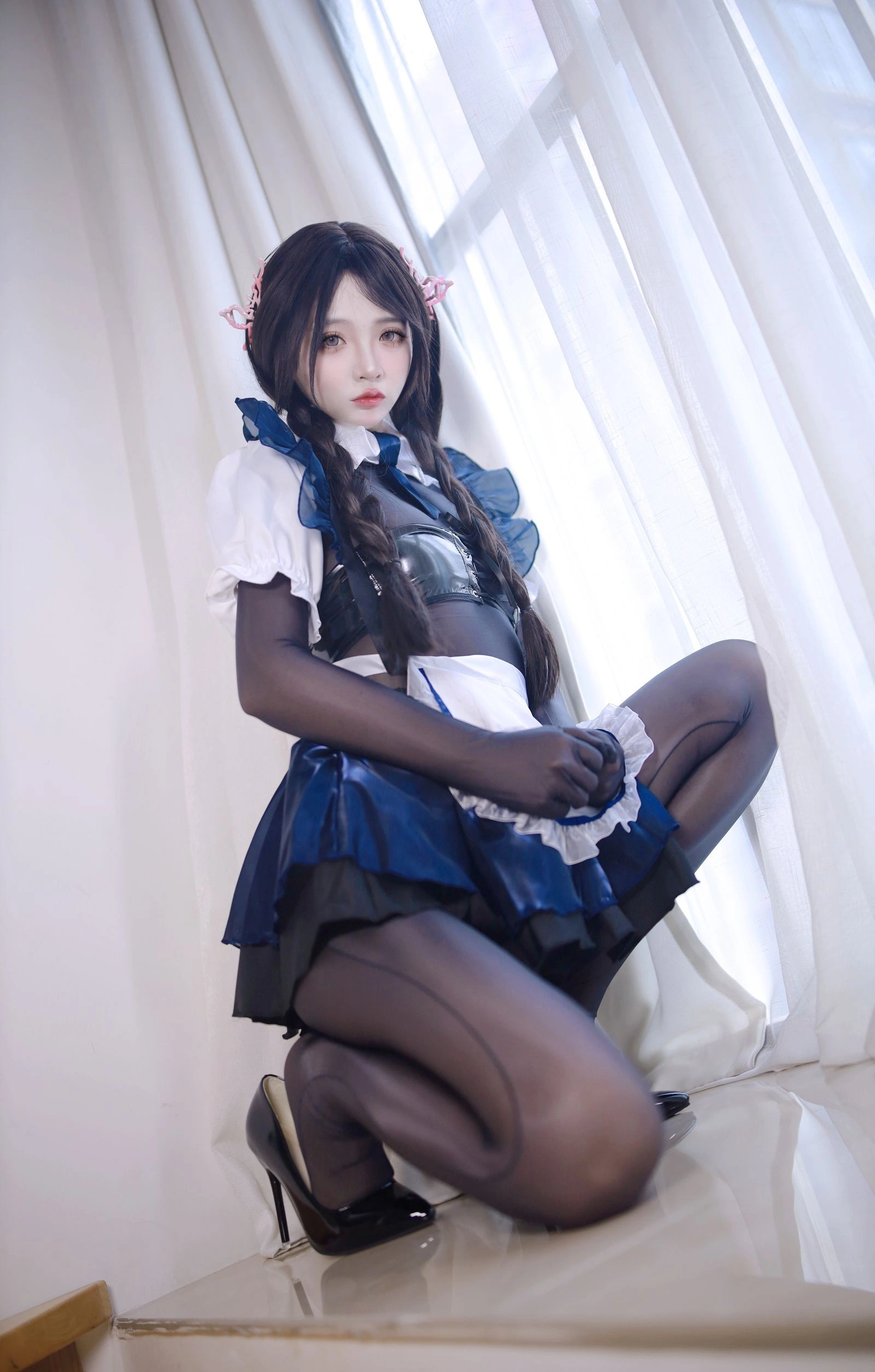 疯猫ss – 七了个三 女仆特工 Cosplay-第24张