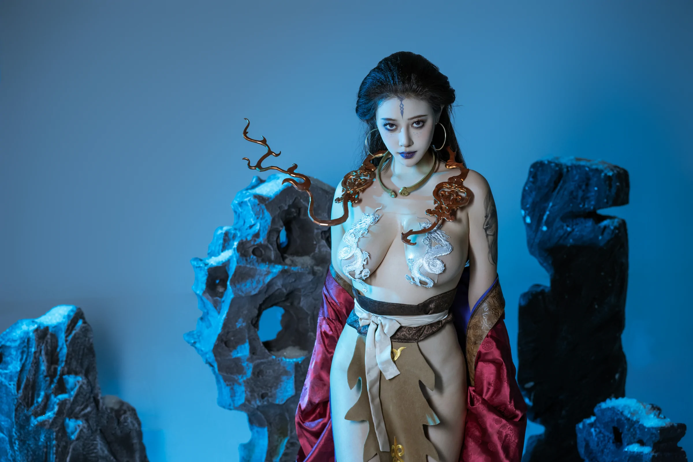 奈汐酱nice – 黑神话亢金龙 Cosplay-第57张