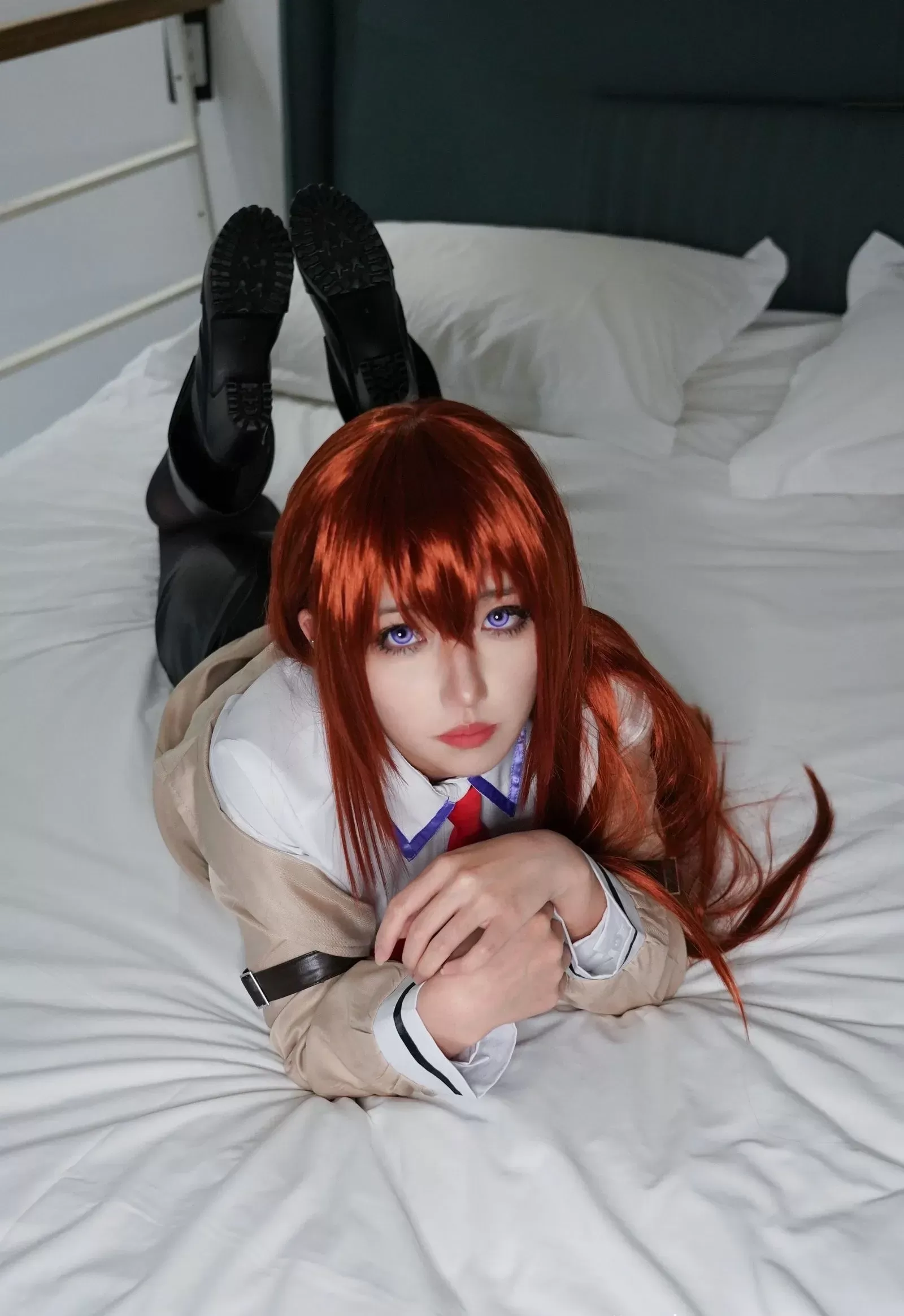 絞肉姬Walküre – 牧濑红莉栖 Cosplay-第14张
