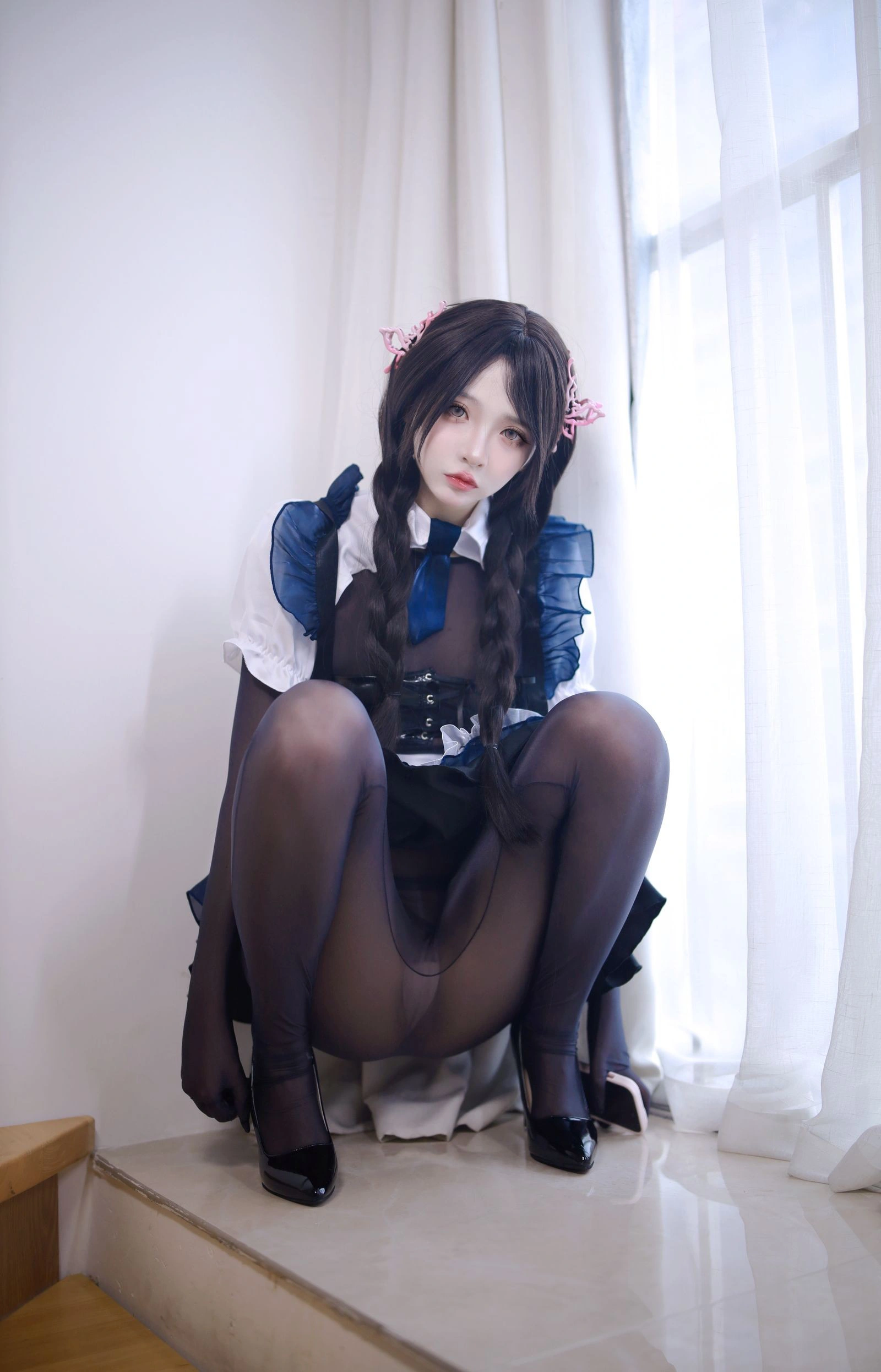 疯猫ss – 七了个三 女仆特工 Cosplay-第50张