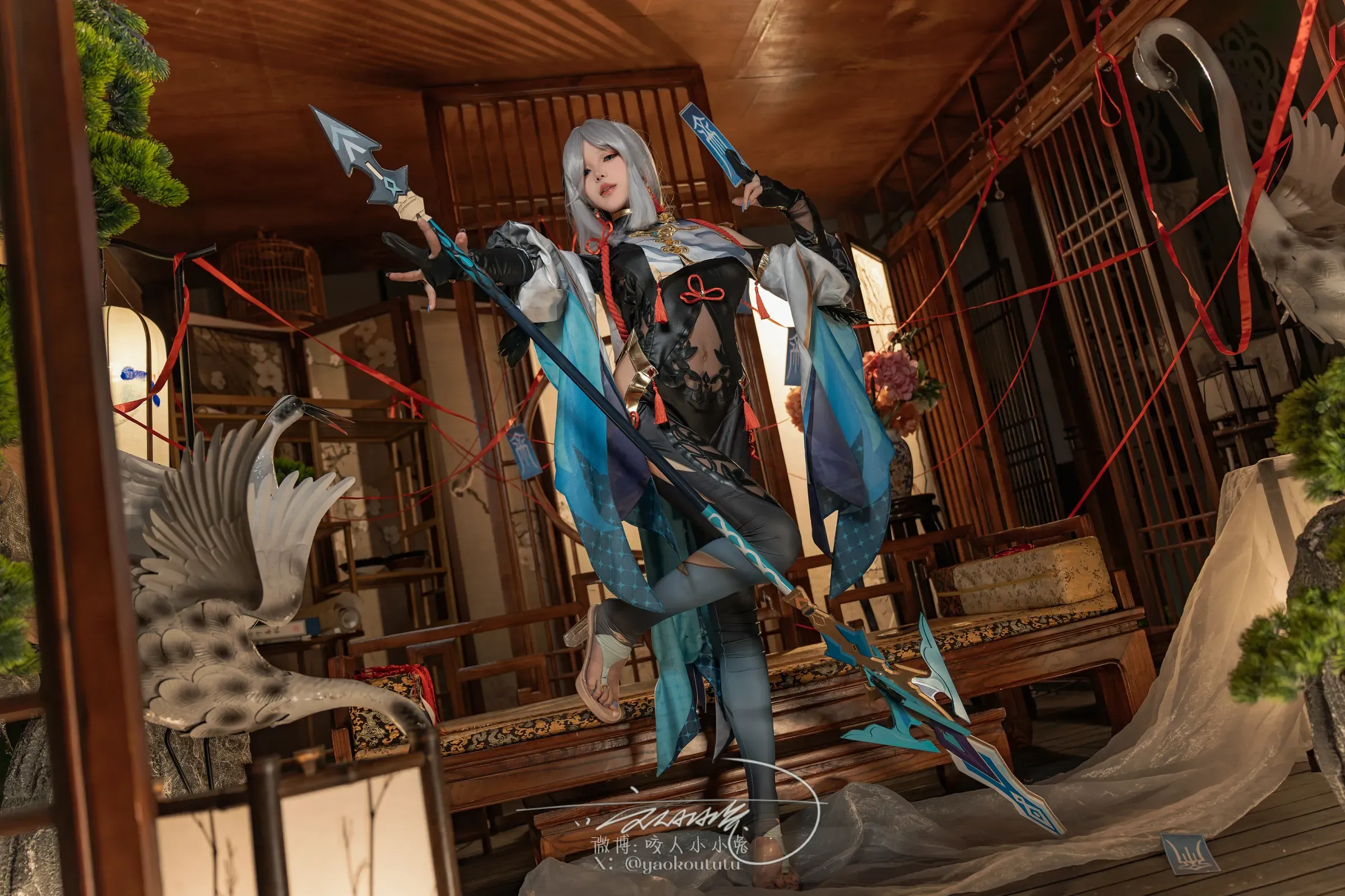 咬一口兔娘 – 原神 申鹤 Cosplay-第1张