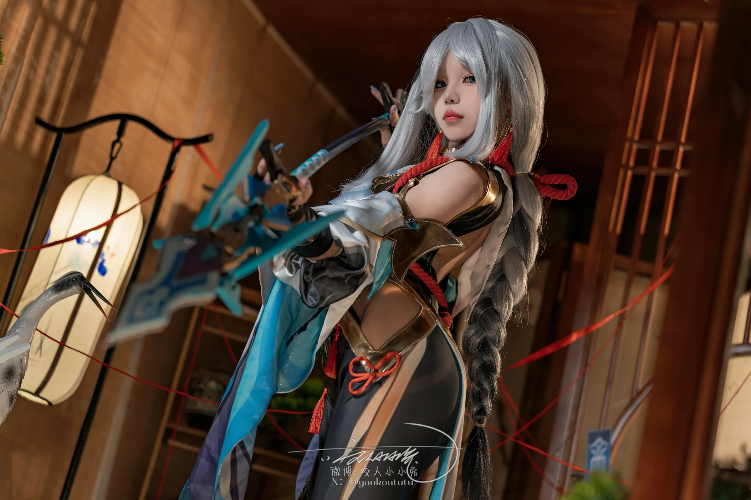 咬一口兔娘 – 原神 申鹤 Cosplay-第6张