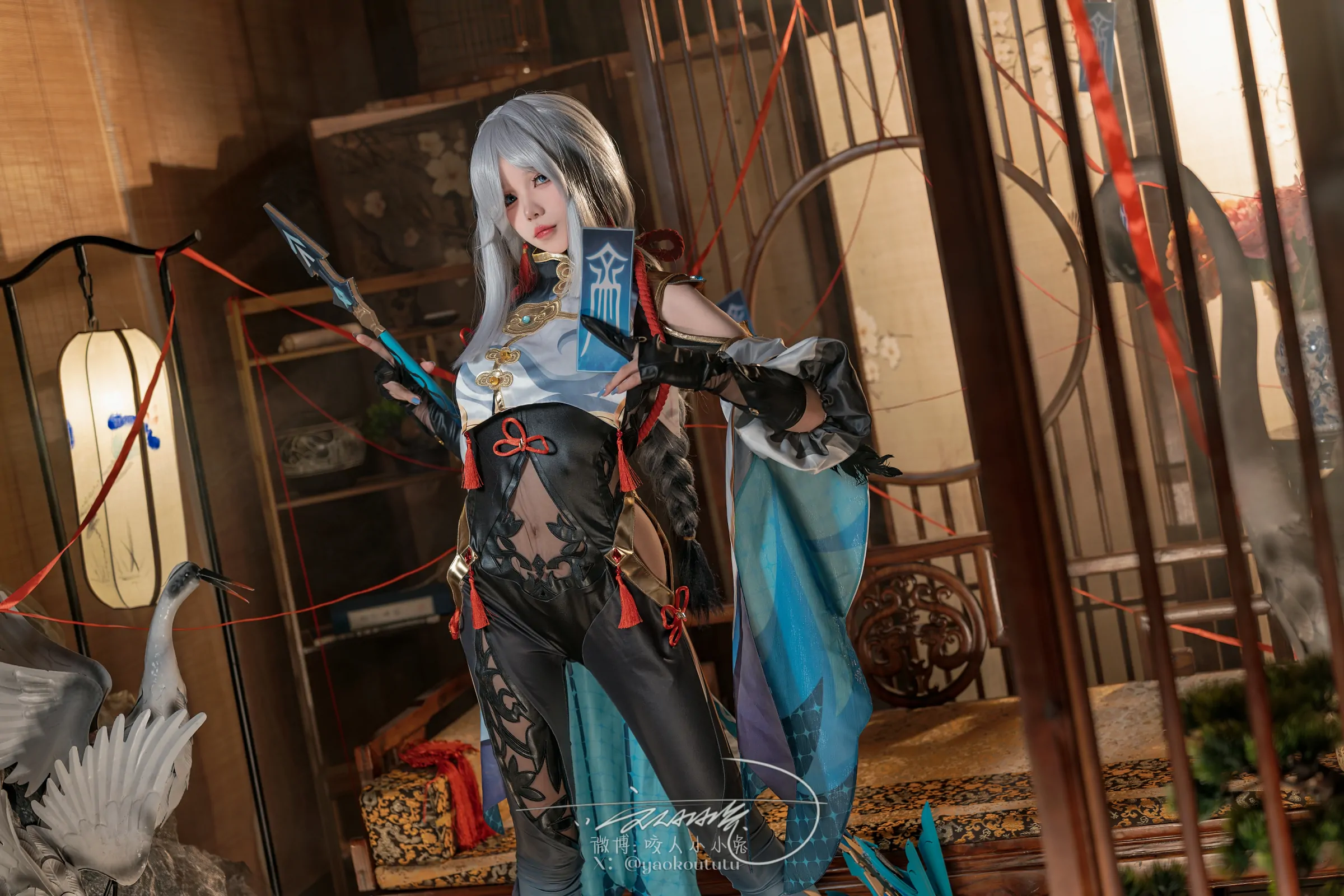 咬一口兔娘 – 原神 申鹤 Cosplay-第5张