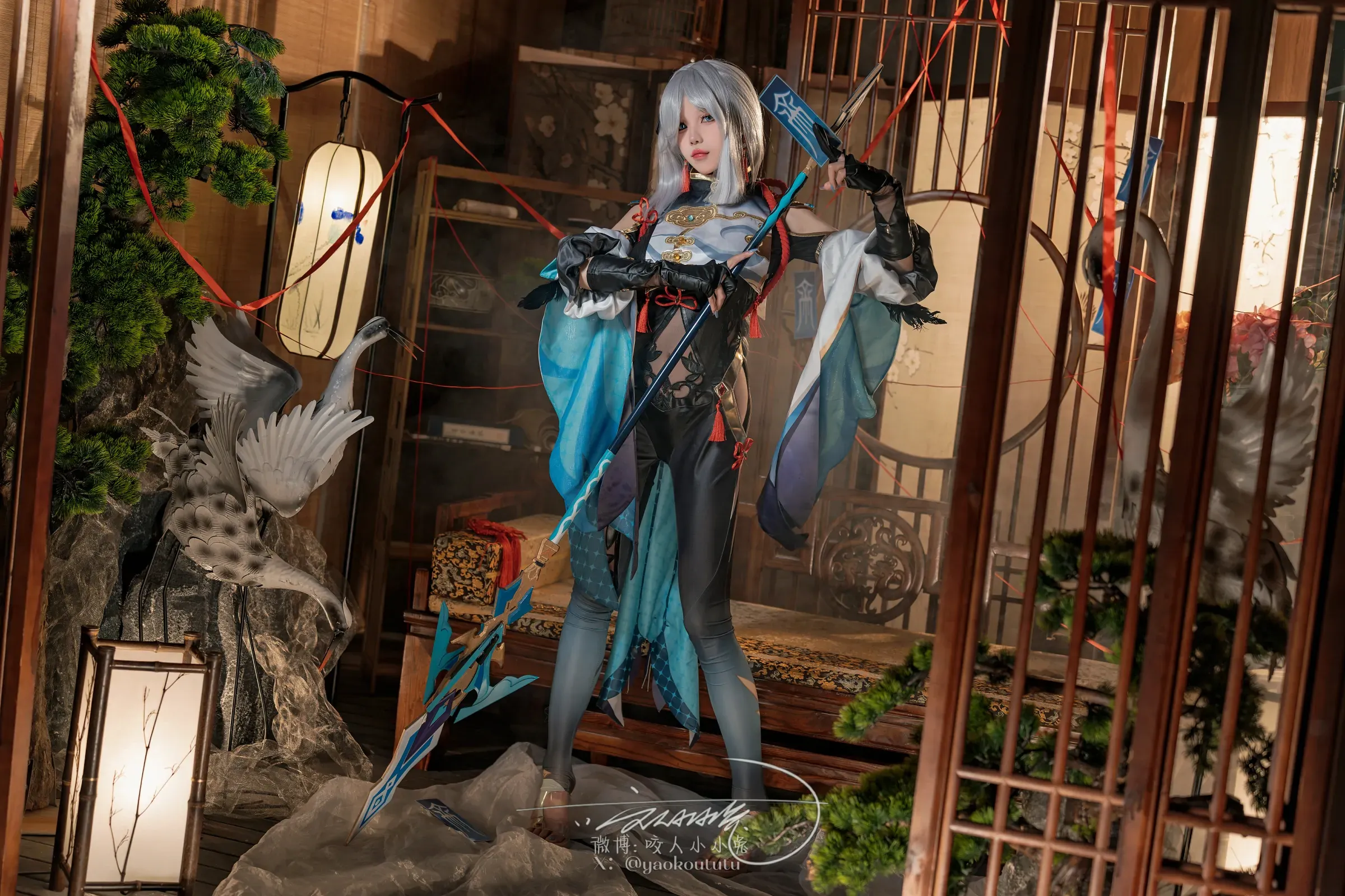 咬一口兔娘 – 原神 申鹤 Cosplay-第4张