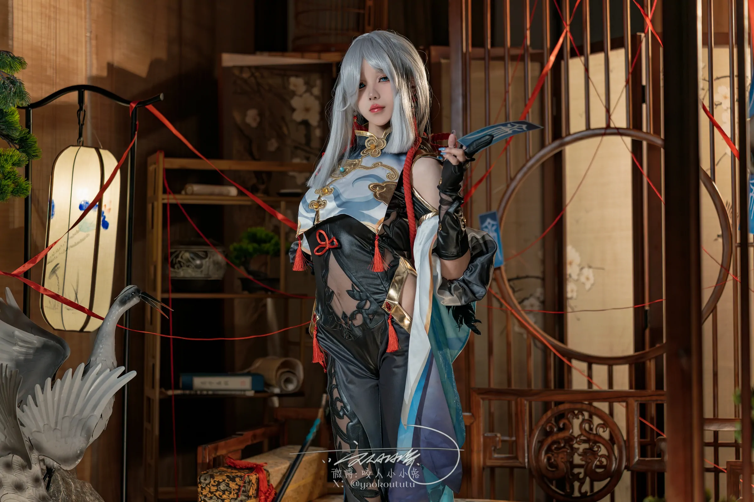 咬一口兔娘 – 原神 申鹤 Cosplay-第8张