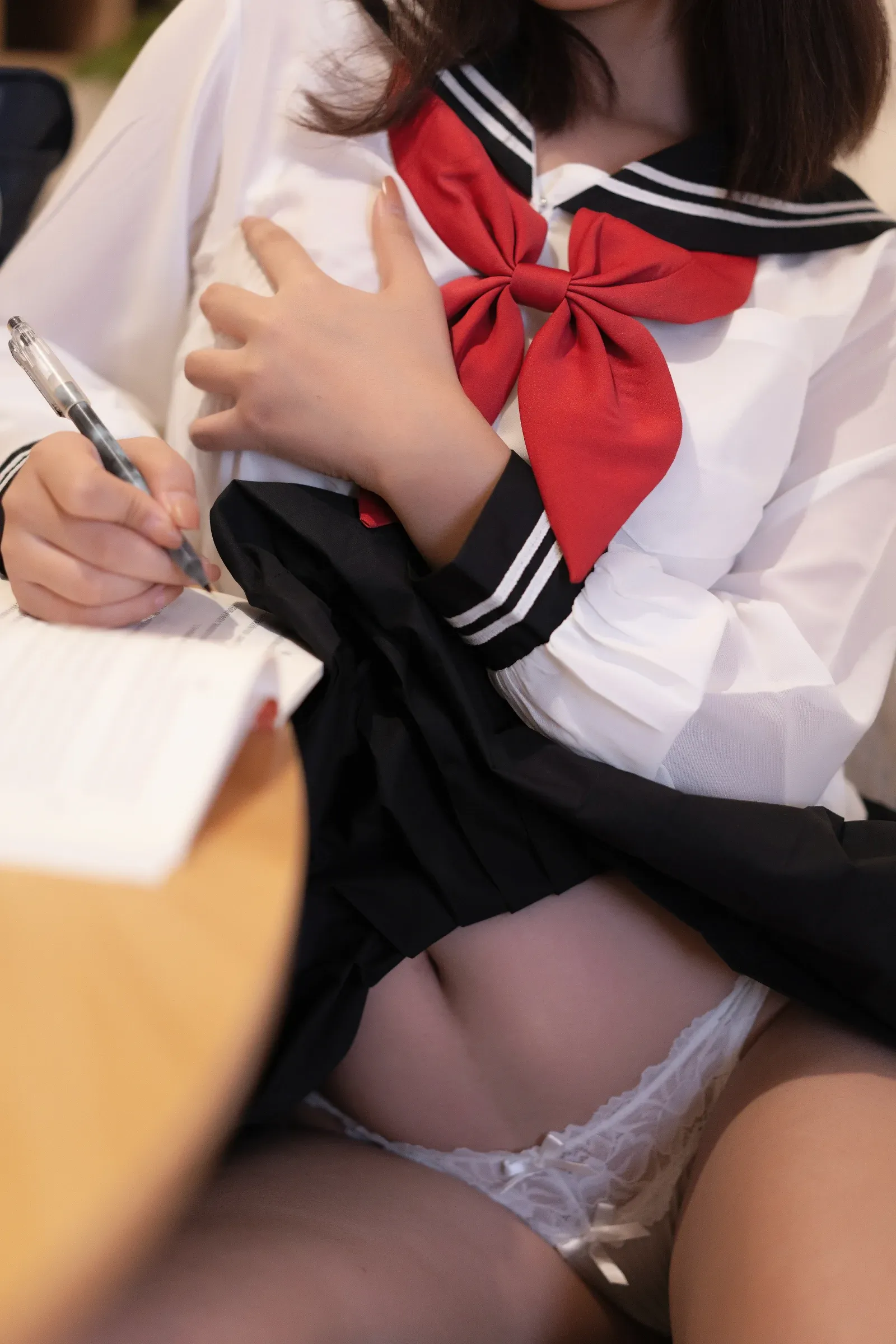 yuuhui玉汇 – 约会我的女学生 Cosplay-第88张