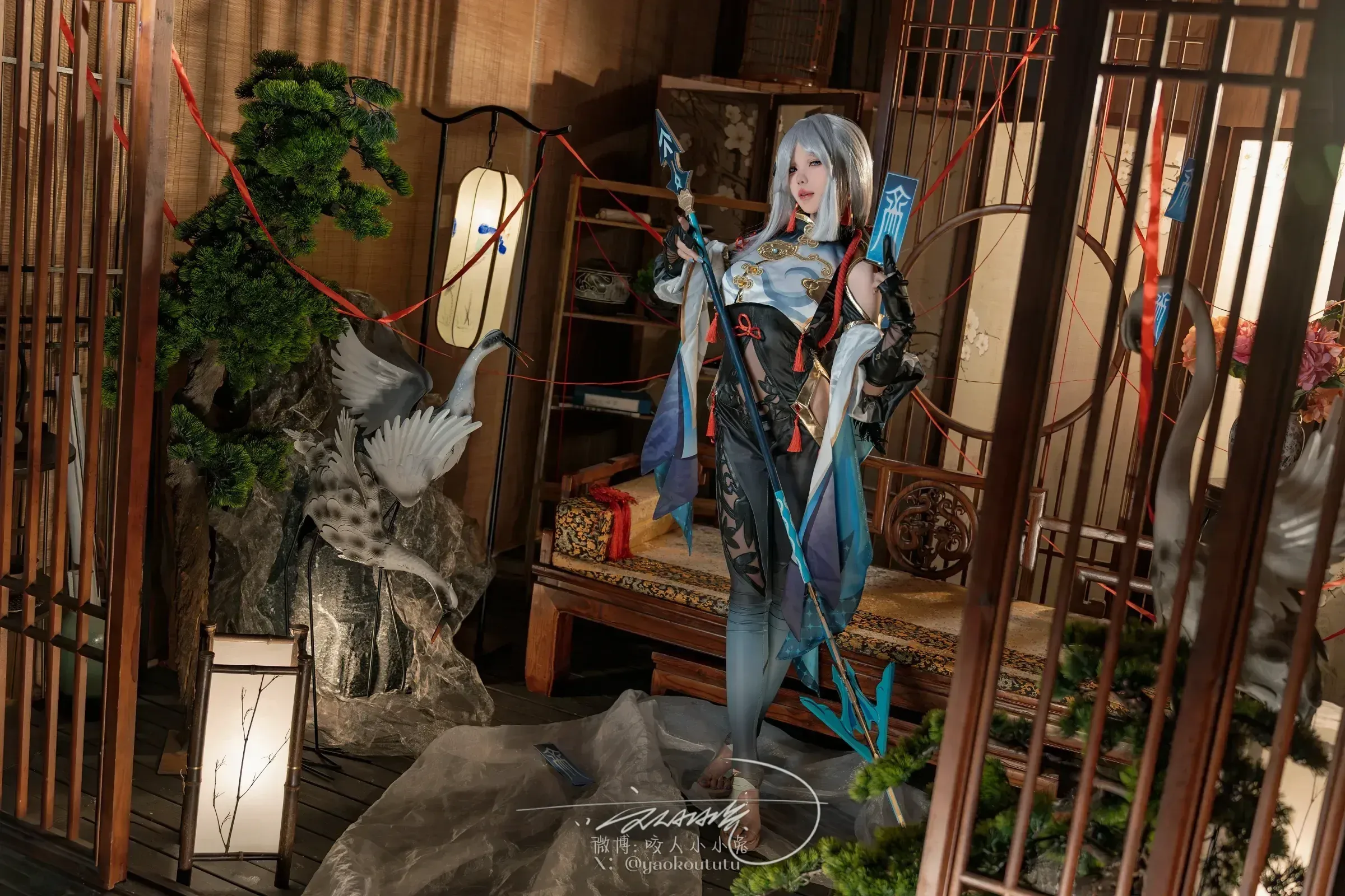咬一口兔娘 – 原神 申鹤 Cosplay-第73张