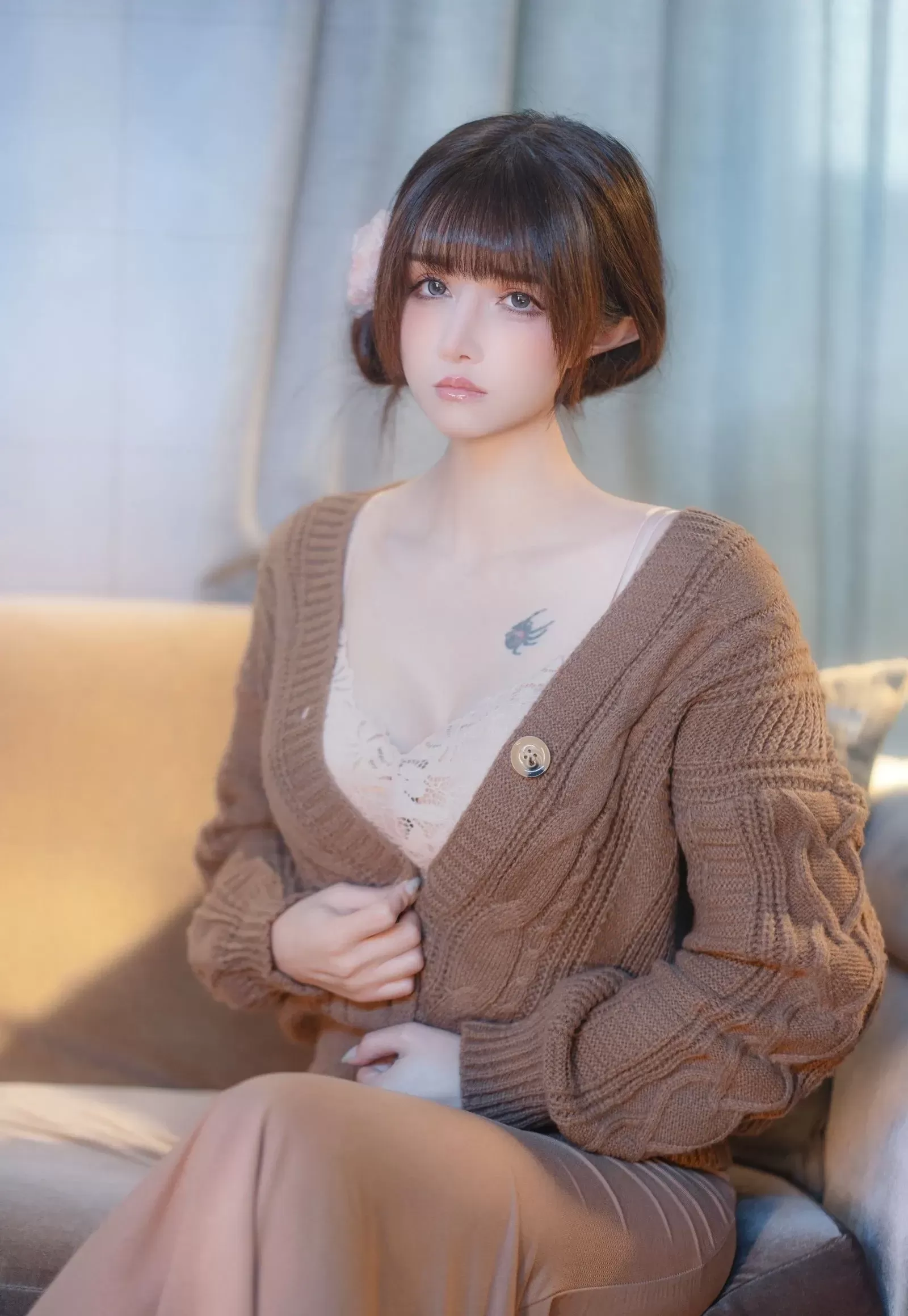 鹿八岁baby – 无法拒绝的要挟 Cosplay-第14张