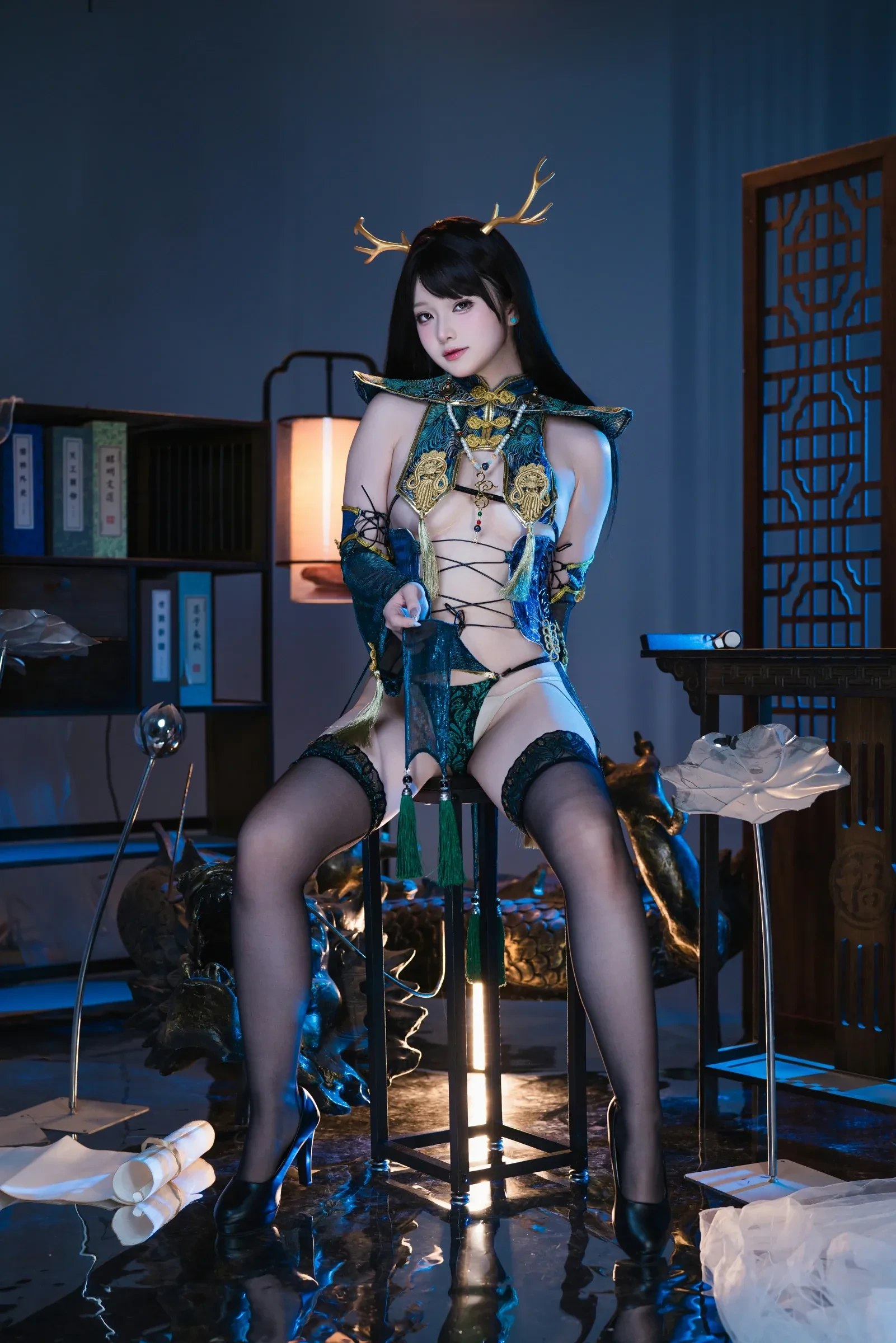 屿鱼Yukako – 珑心 Cosplay-第1张