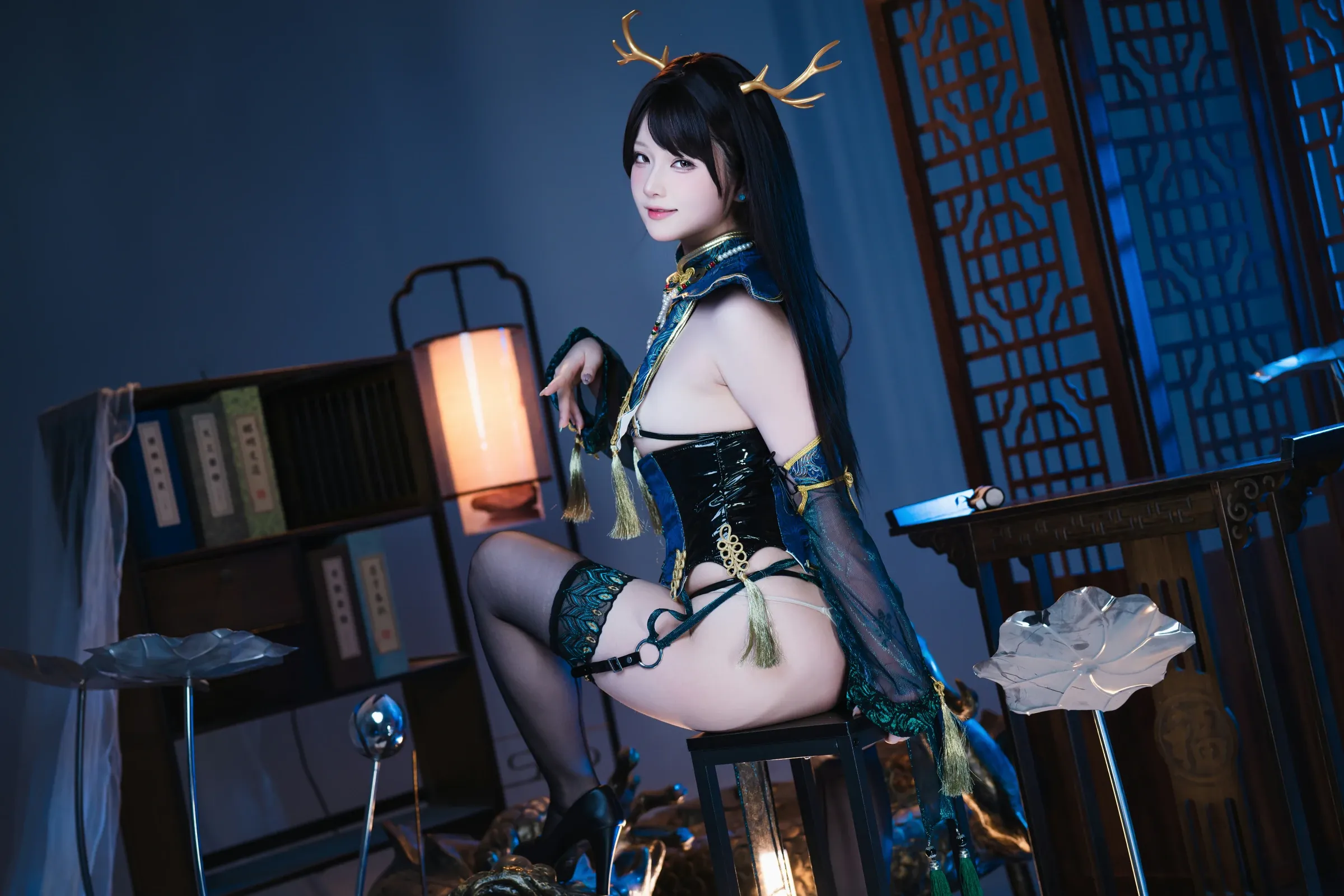 屿鱼Yukako – 珑心 Cosplay-第4张