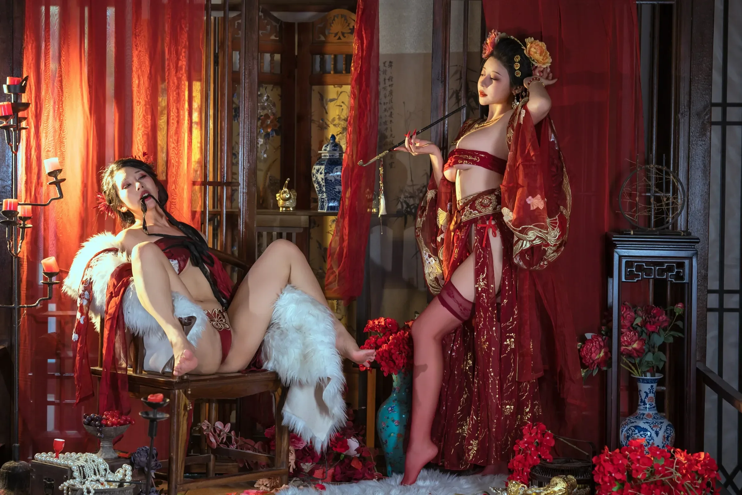 云溪溪 – 奶桃奈汐酱nice 青楼韵事 Cosplay-第6张