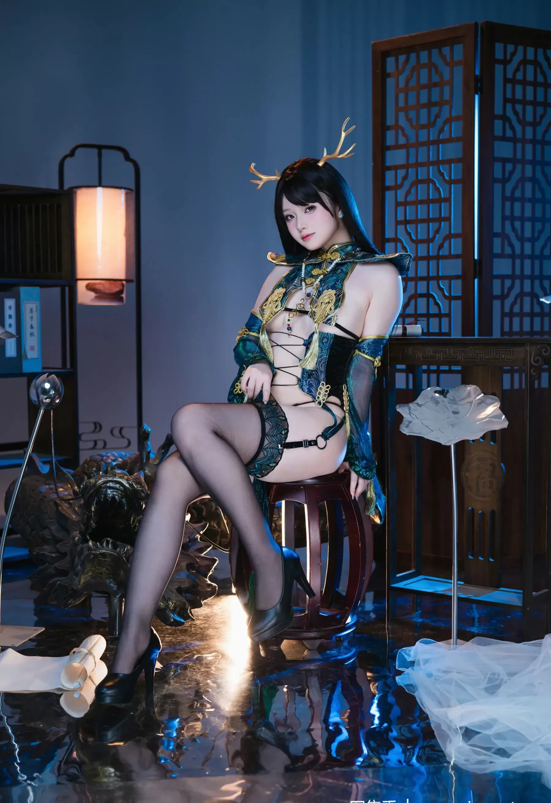 屿鱼Yukako – 珑心 Cosplay-第42张