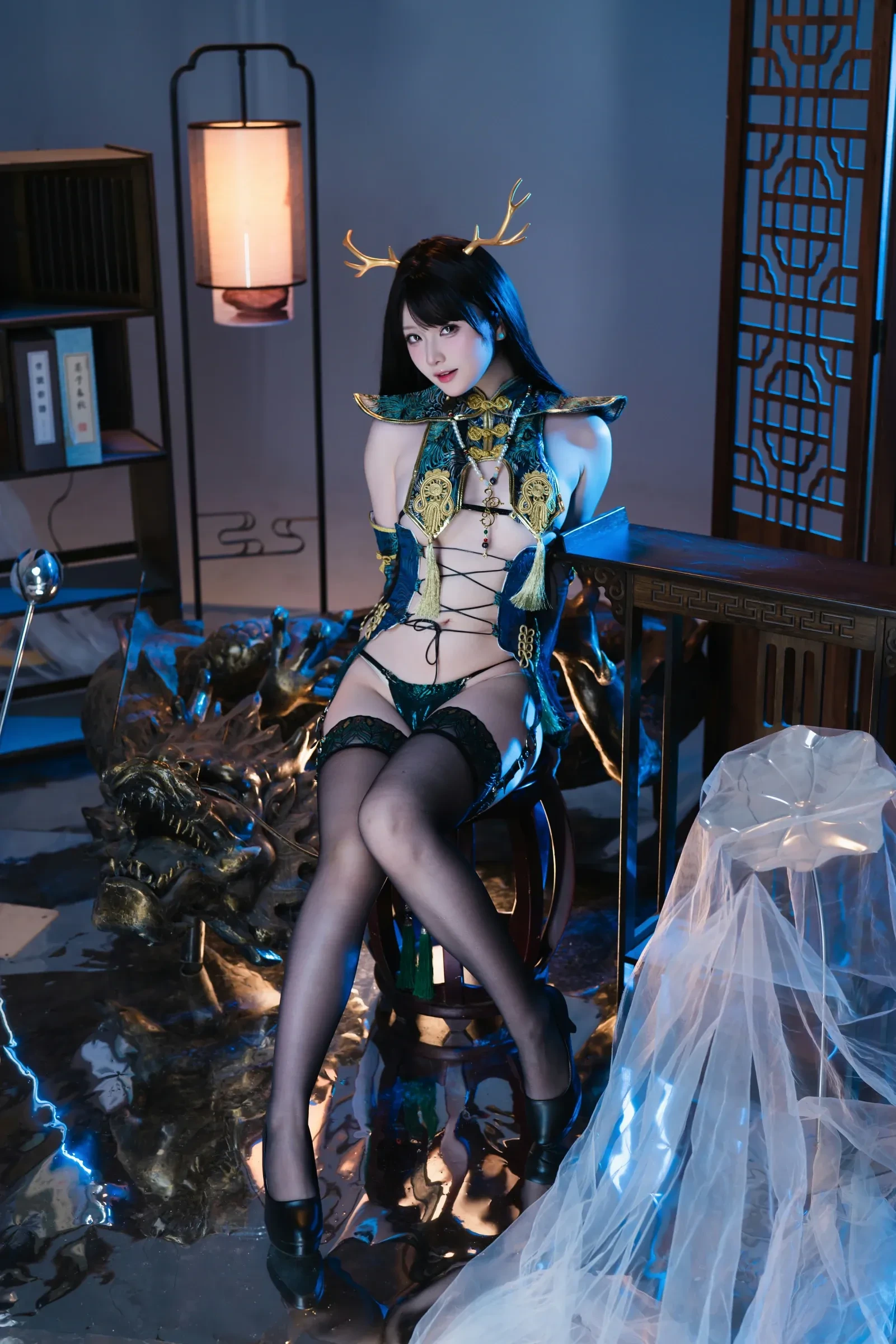 屿鱼Yukako – 珑心 Cosplay-第45张