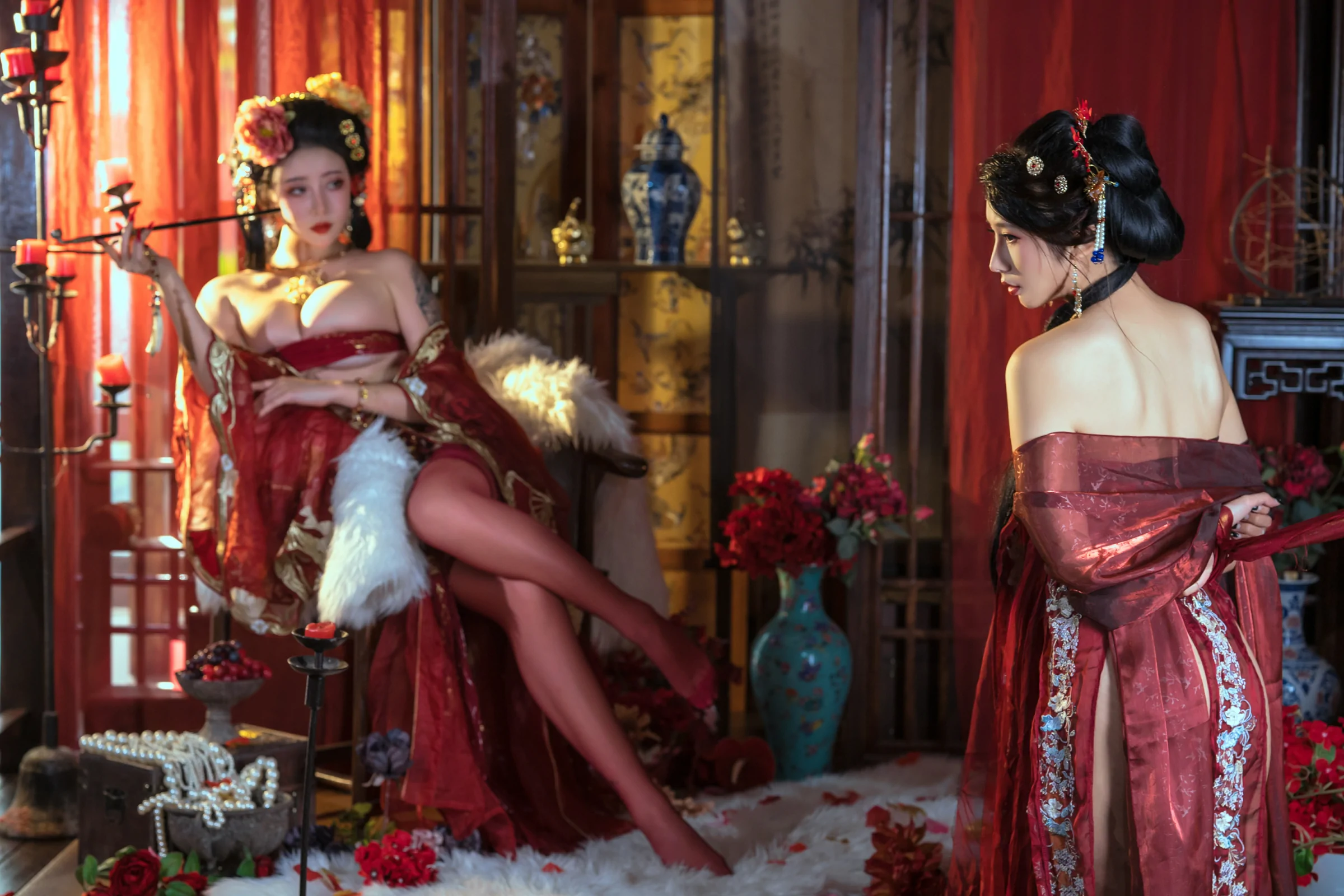 云溪溪 – 奶桃奈汐酱nice 青楼韵事 Cosplay-第112张