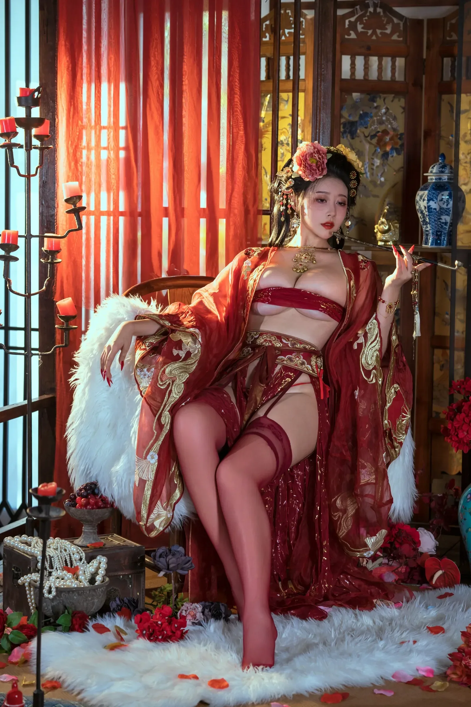 云溪溪 – 奶桃奈汐酱nice 青楼韵事 Cosplay-第114张