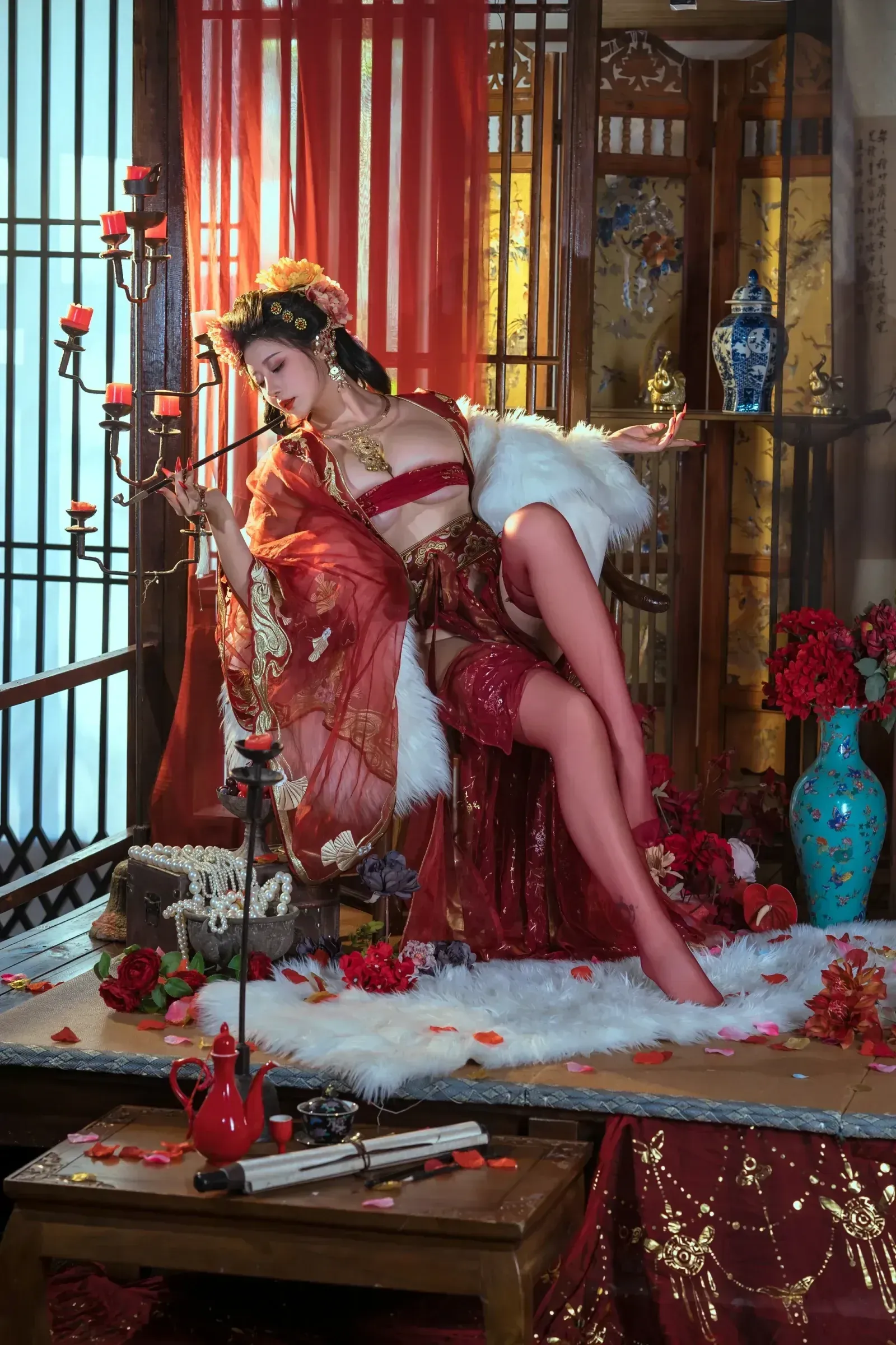 云溪溪 – 奶桃奈汐酱nice 青楼韵事 Cosplay-第113张