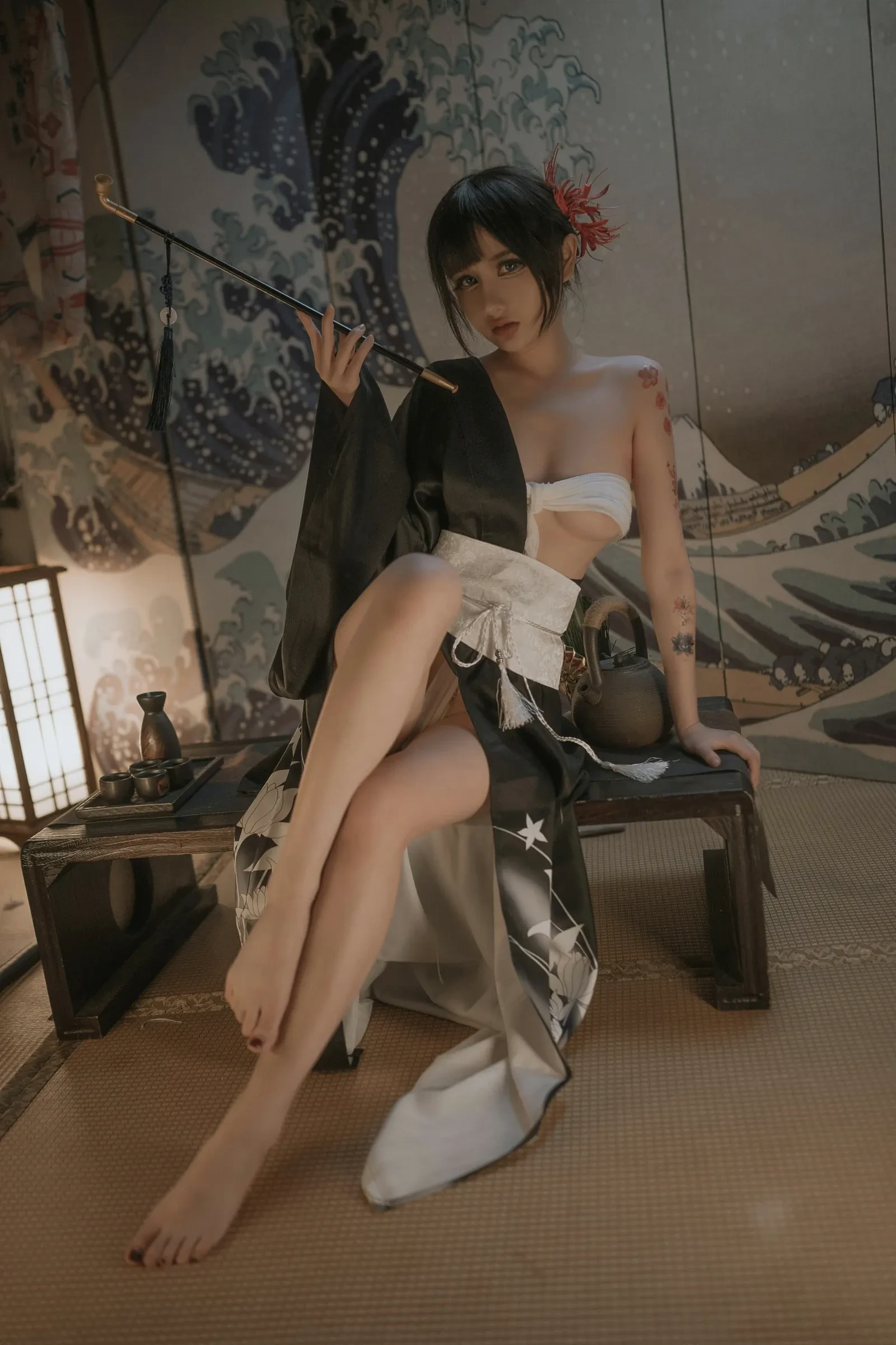 您的蛋蛋 – 黑帮大小姐 Cosplay-第30张