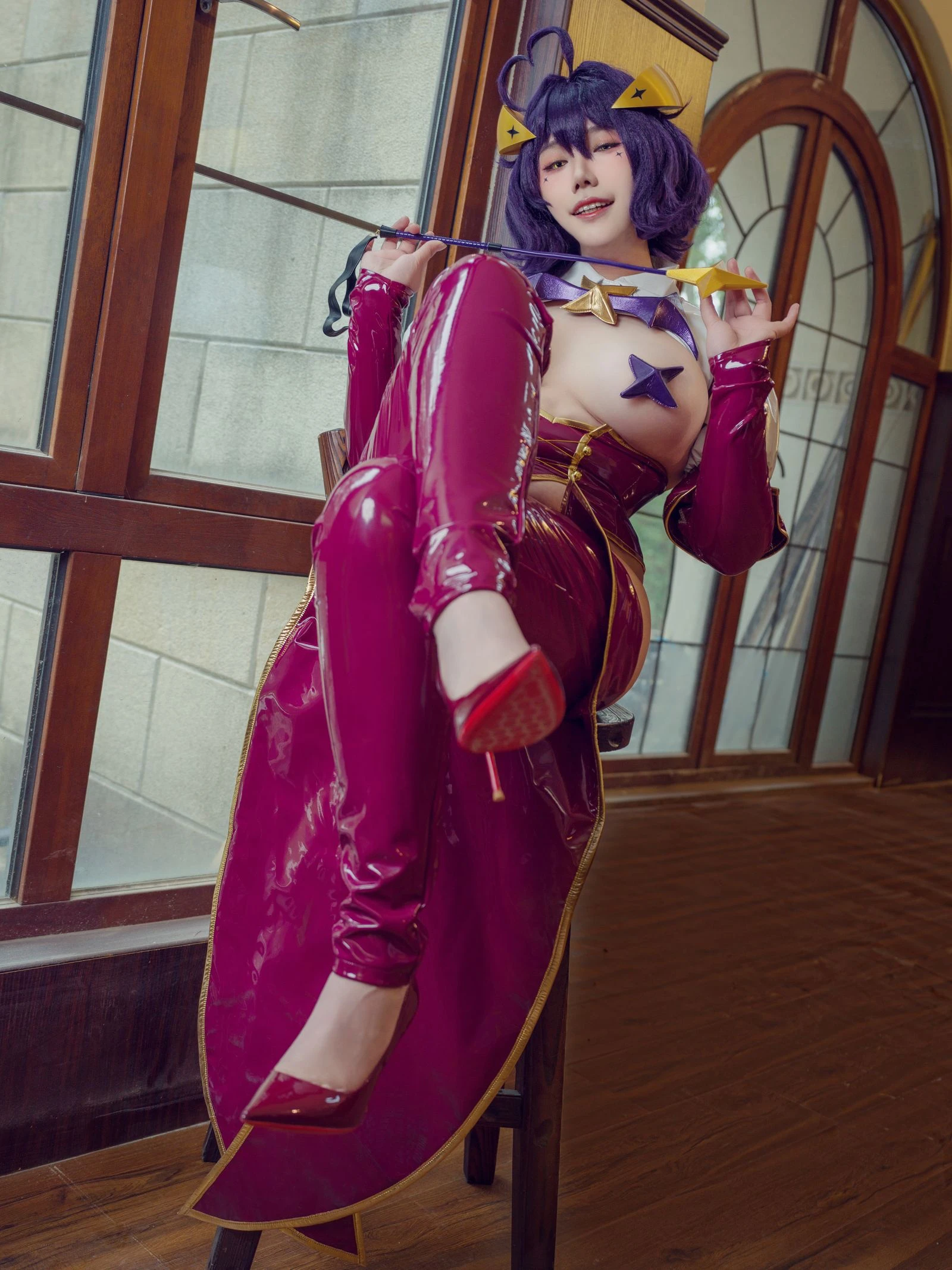 麻花麻花酱 – 憧憬成为魔法少女 柊舞缇娜 Cosplay-第6张