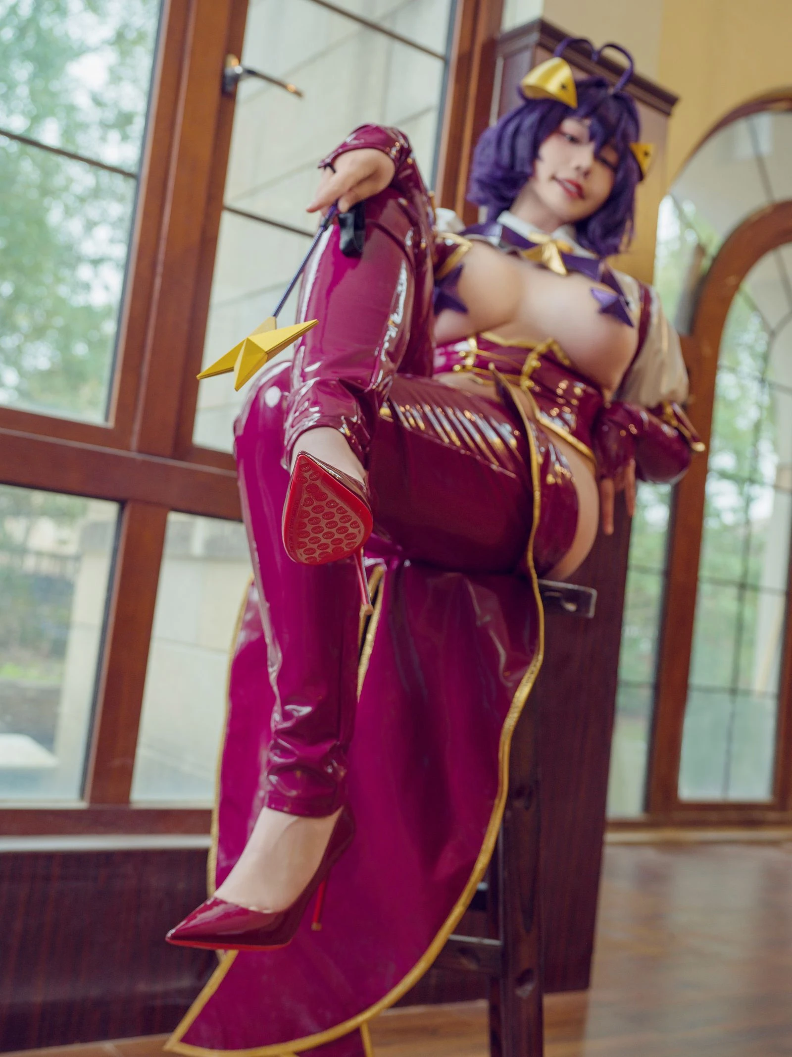 麻花麻花酱 – 憧憬成为魔法少女 柊舞缇娜 Cosplay-第7张