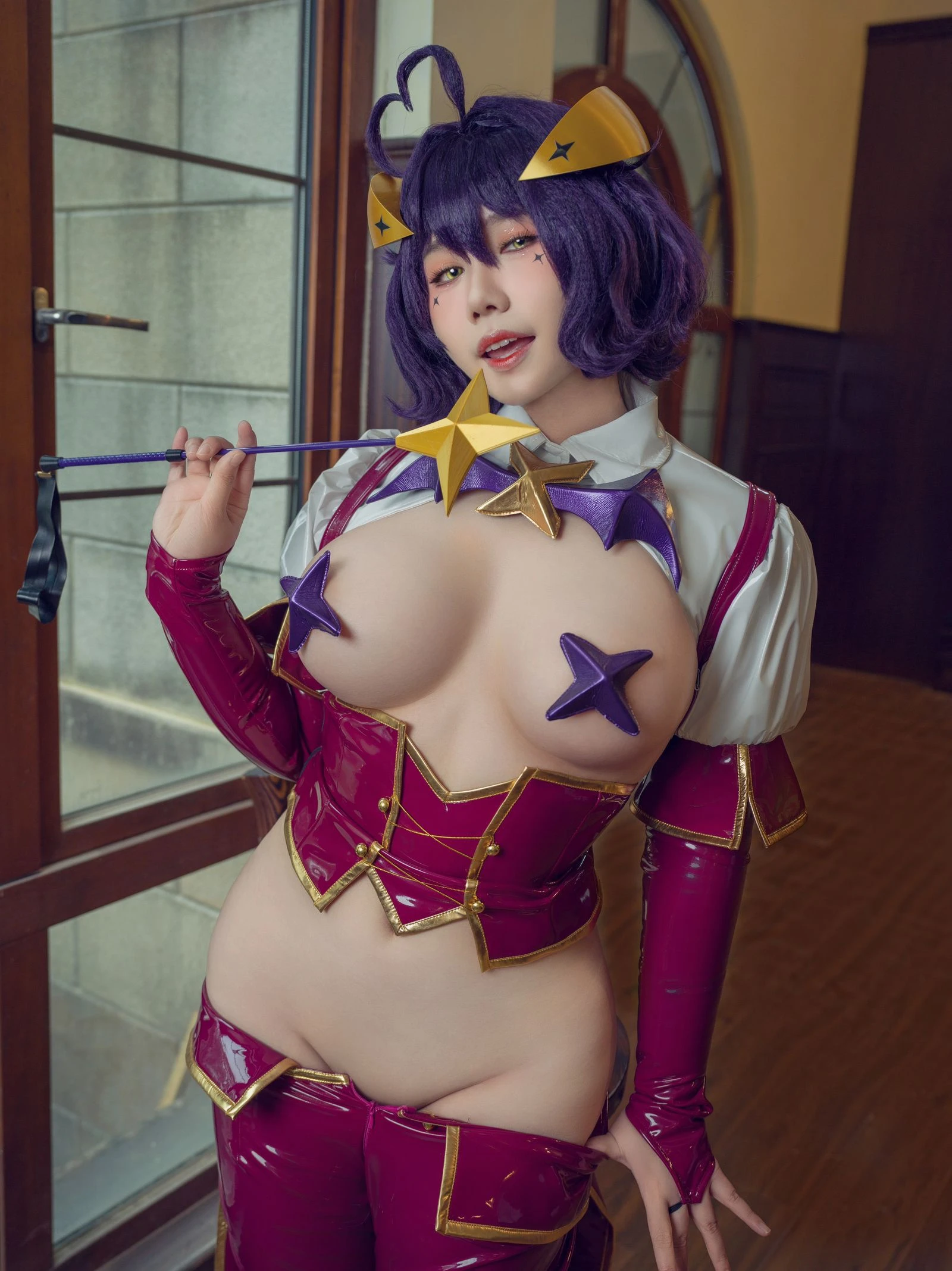 麻花麻花酱 – 憧憬成为魔法少女 柊舞缇娜 Cosplay-第35张