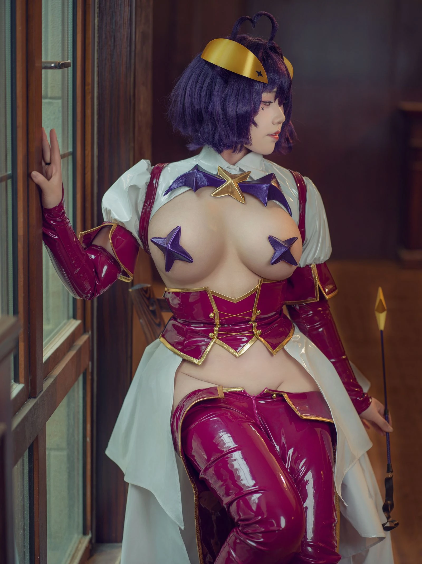 麻花麻花酱 – 憧憬成为魔法少女 柊舞缇娜 Cosplay-第37张