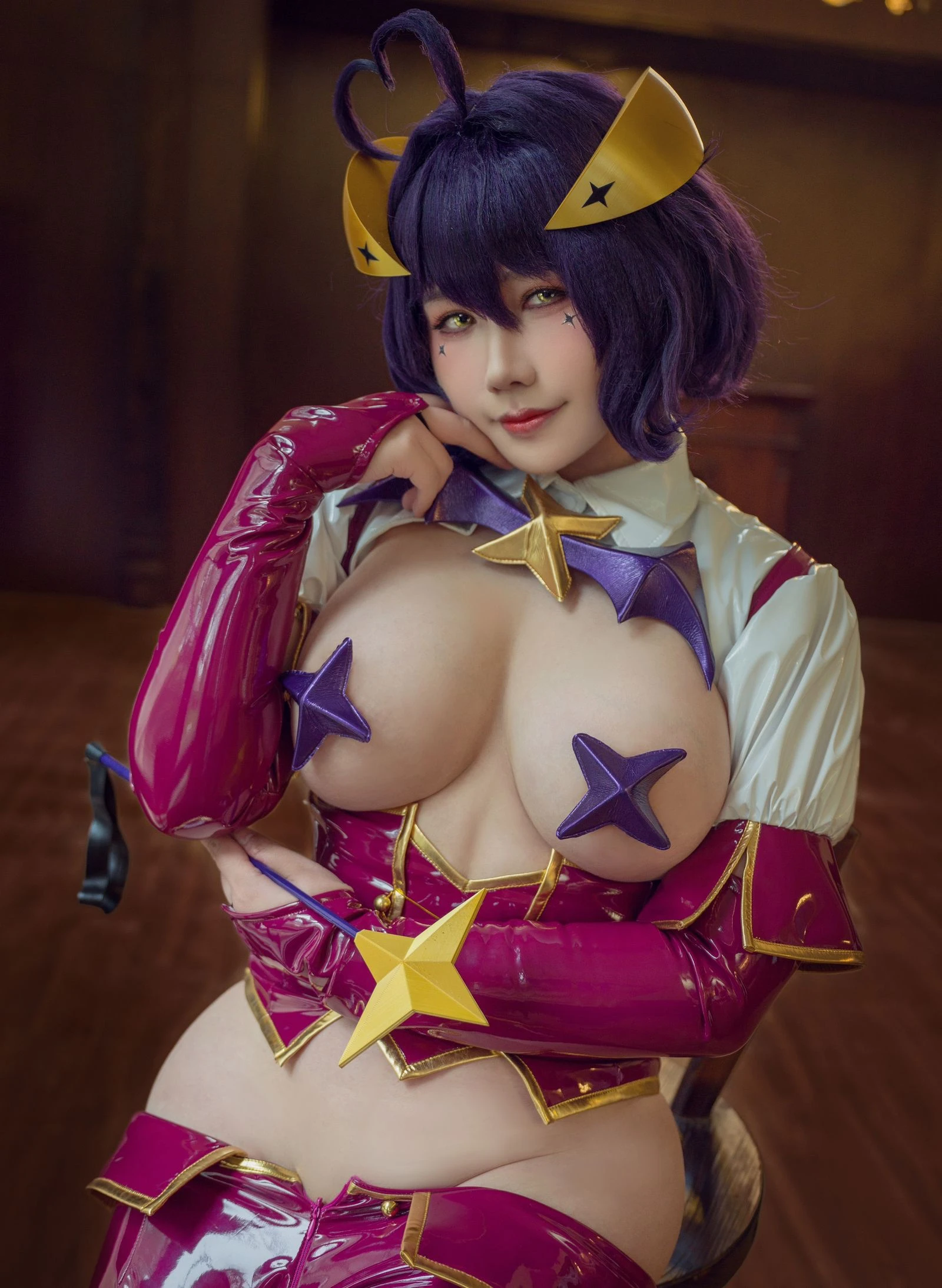 麻花麻花酱 – 憧憬成为魔法少女 柊舞缇娜 Cosplay-第38张