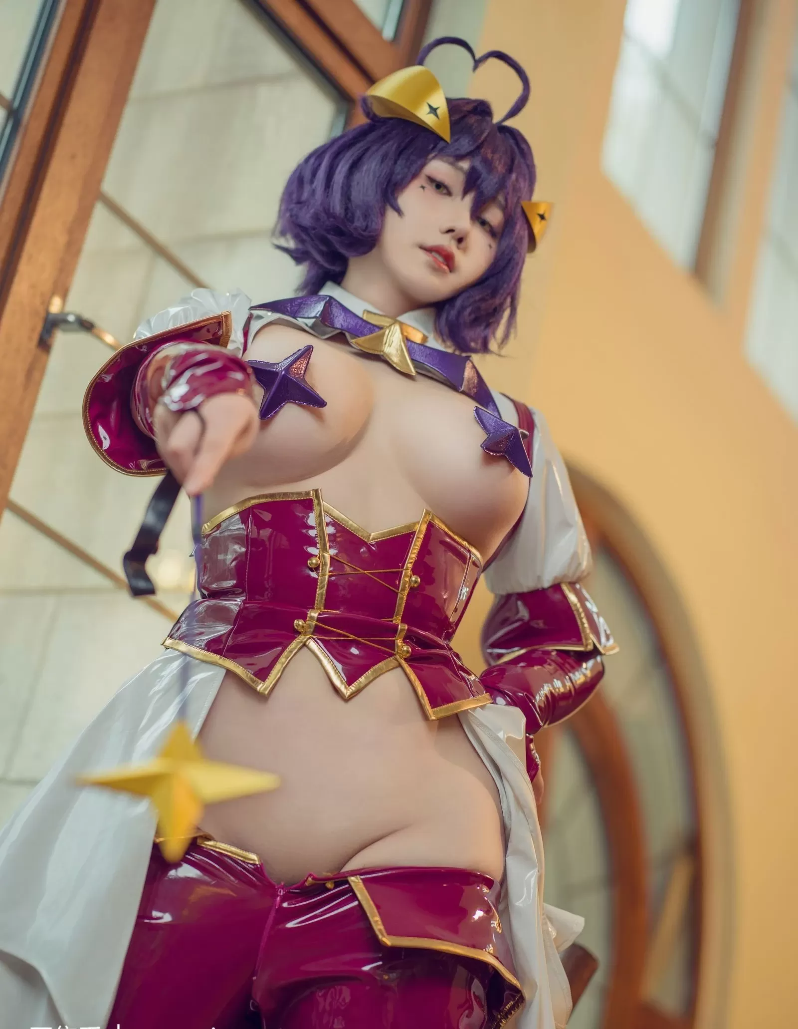 麻花麻花酱 – 憧憬成为魔法少女 柊舞缇娜 Cosplay-第40张