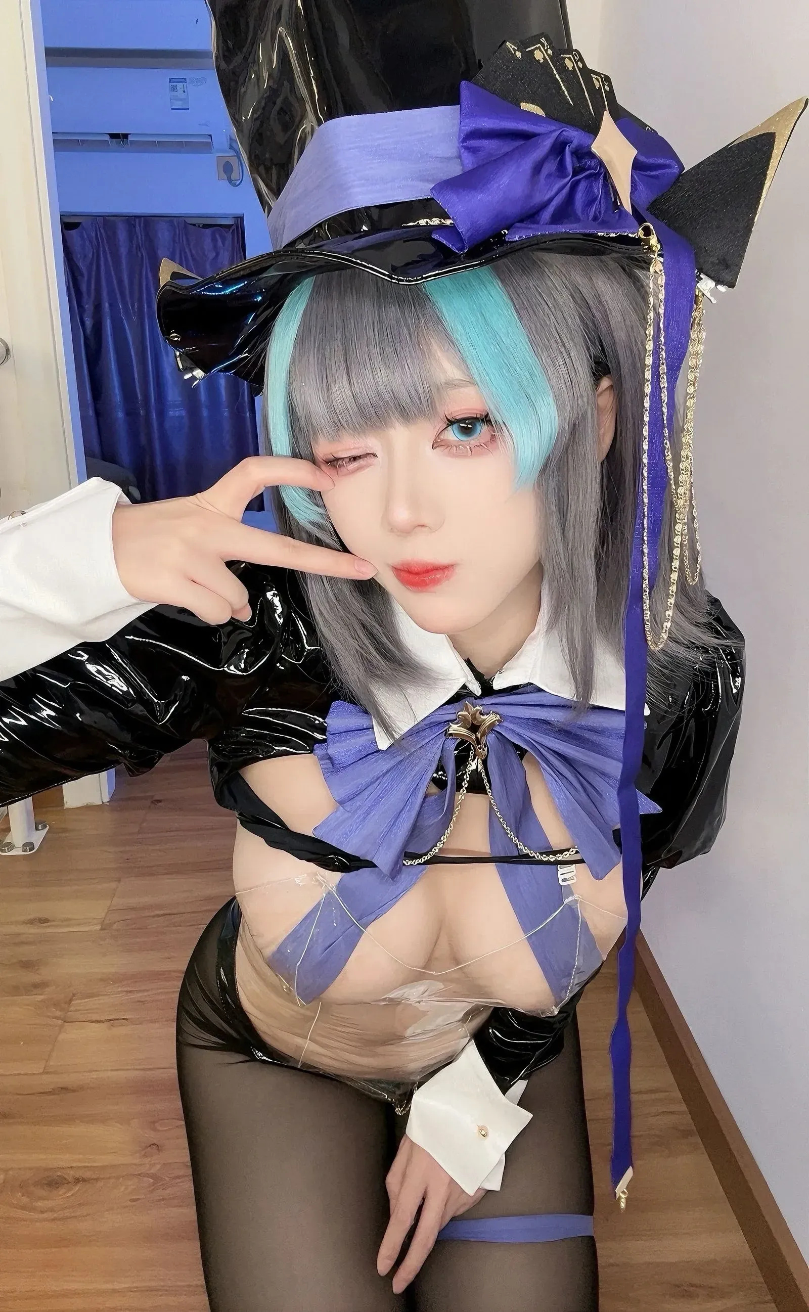九言 – 柴郡郡 Cosplay-第1张