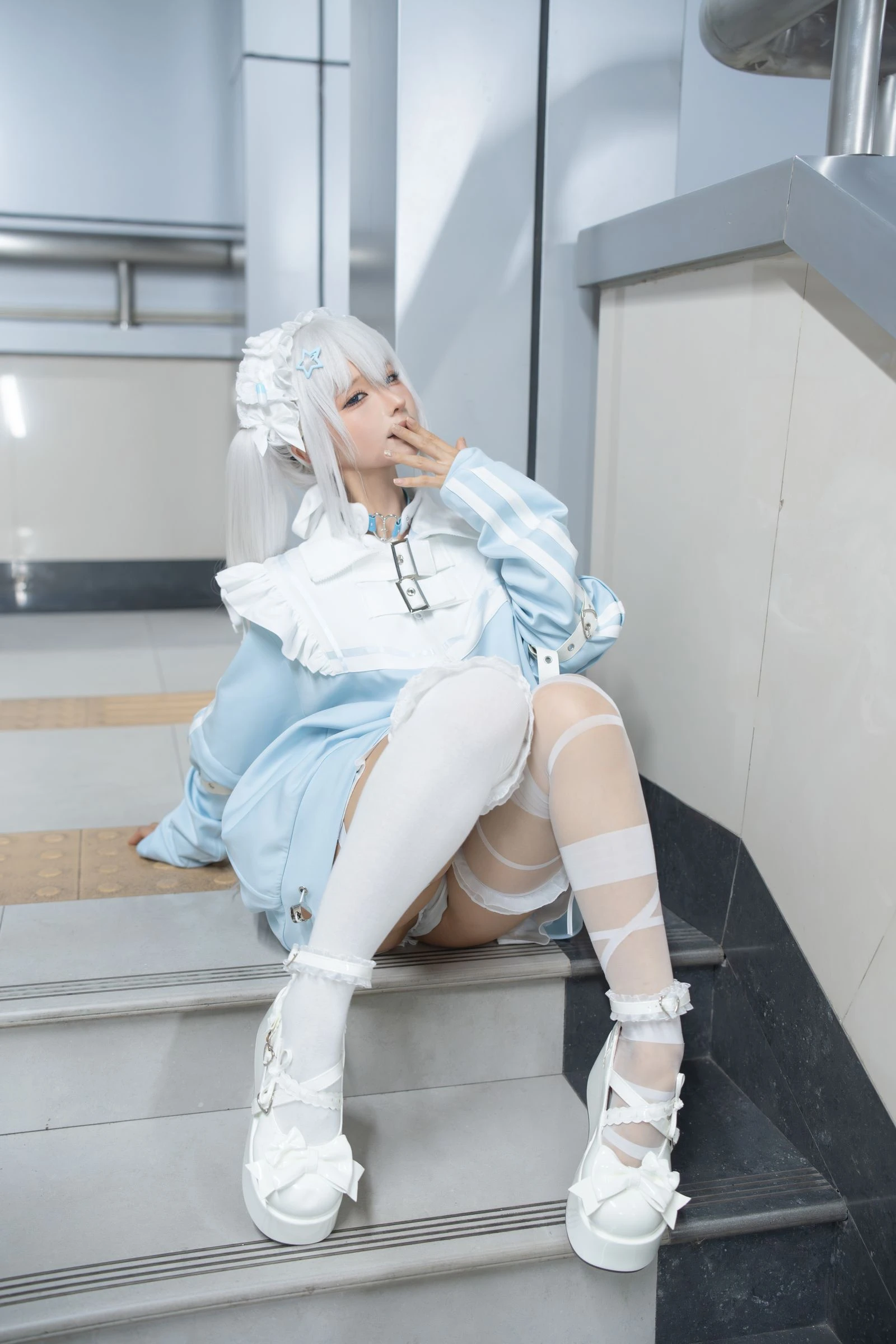蠢沫沫 – 水色 – 正片 Cosplay-第115张