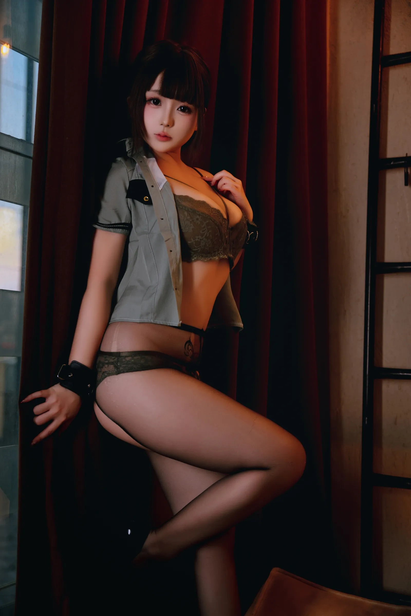 日奈娇 – 教官 Cosplay-第25张