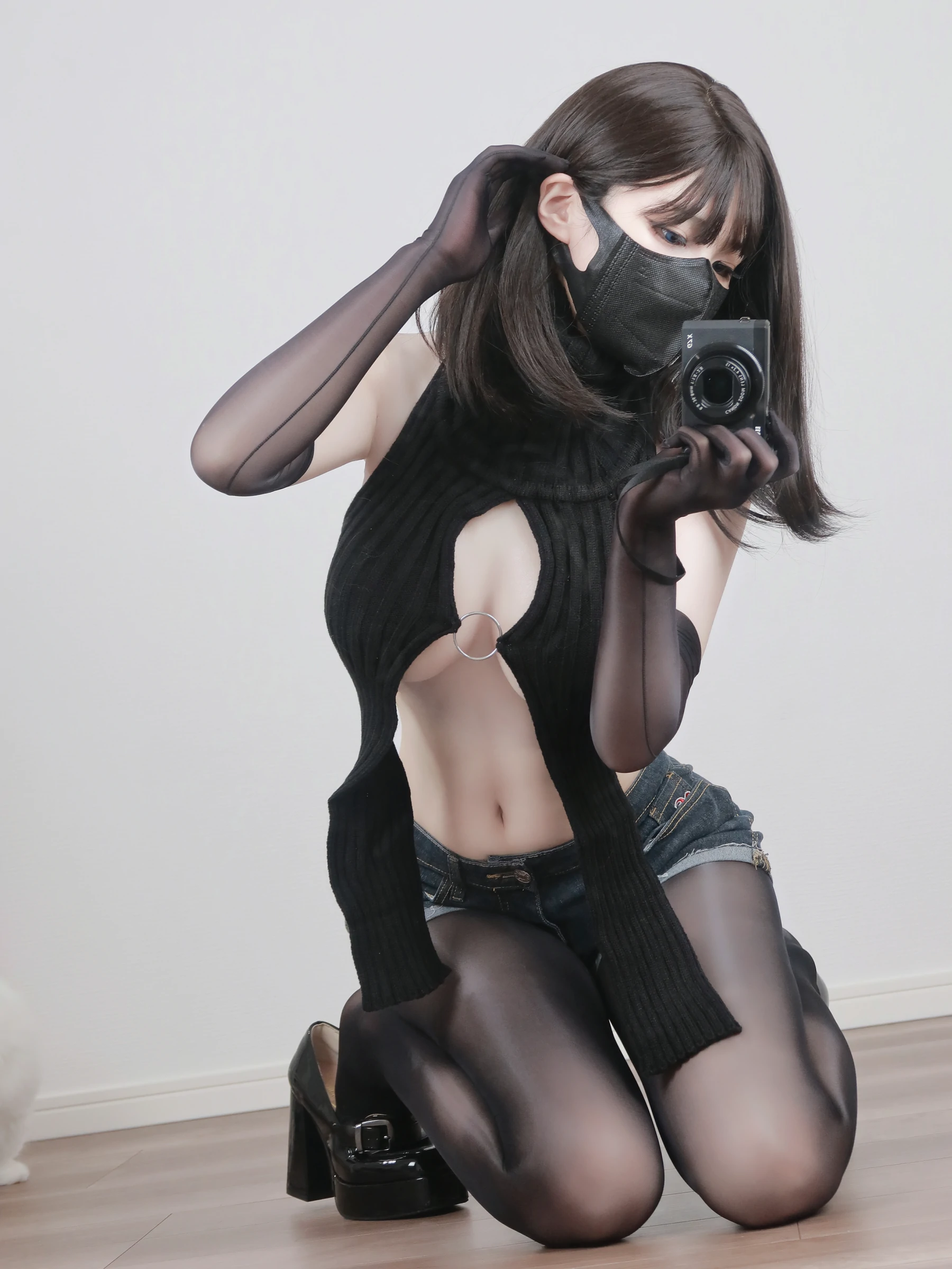 幼愛Youmeko – 毛衣姐姐 Cosplay-第2张