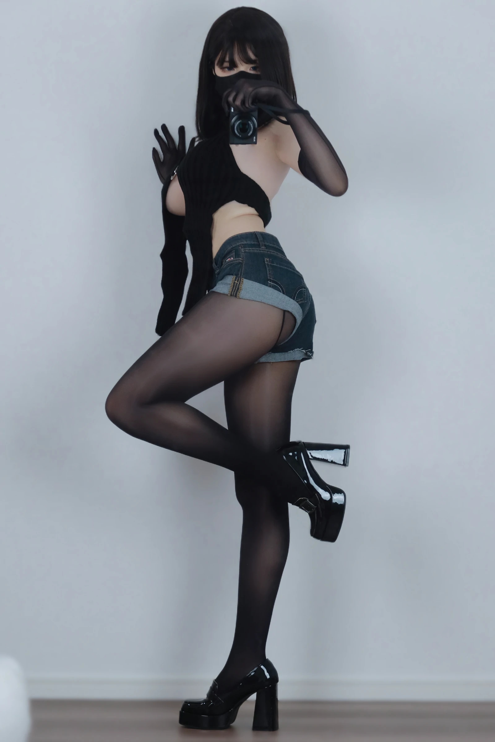 幼愛Youmeko – 毛衣姐姐 Cosplay-第4张