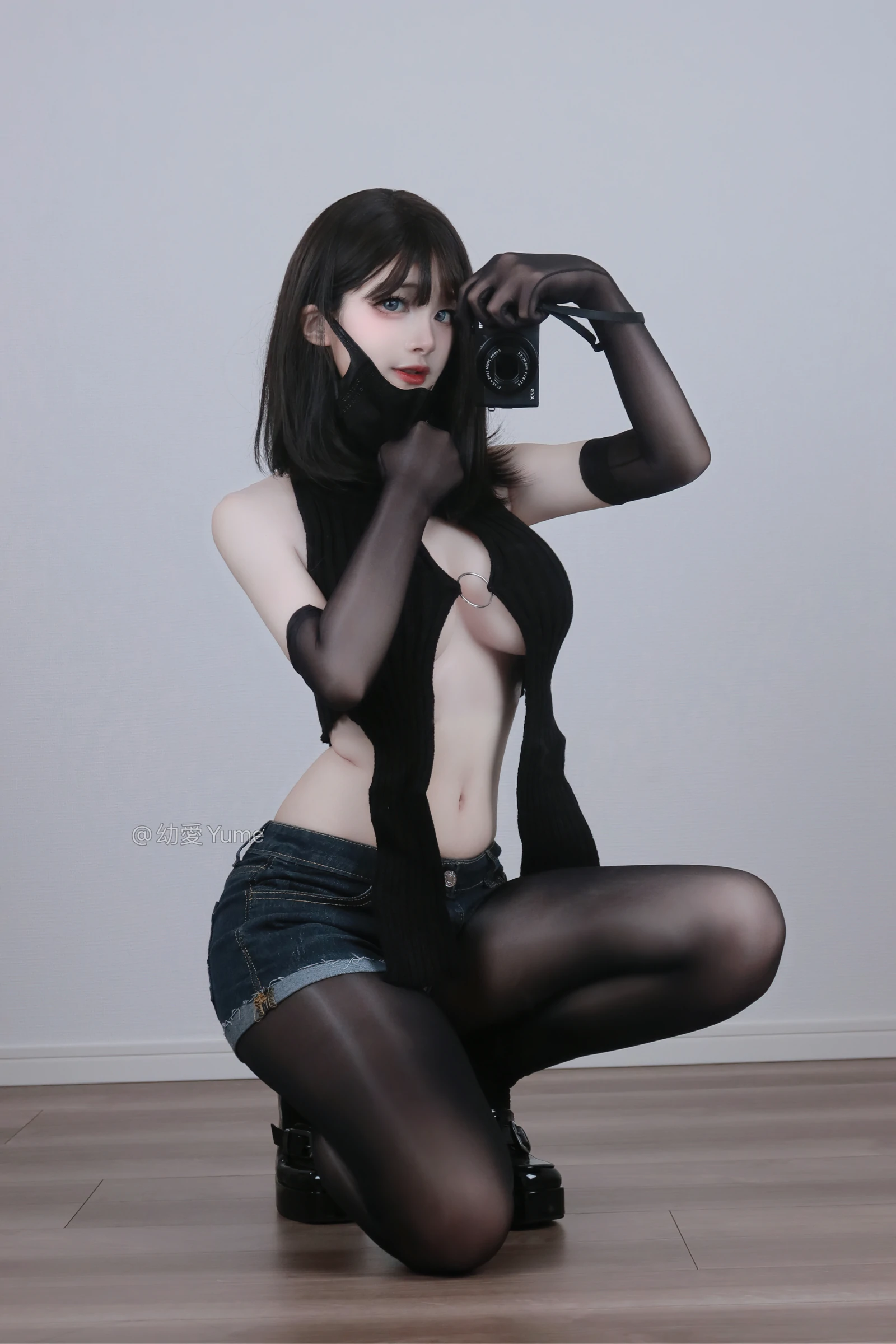 幼愛Youmeko – 毛衣姐姐 Cosplay-第10张