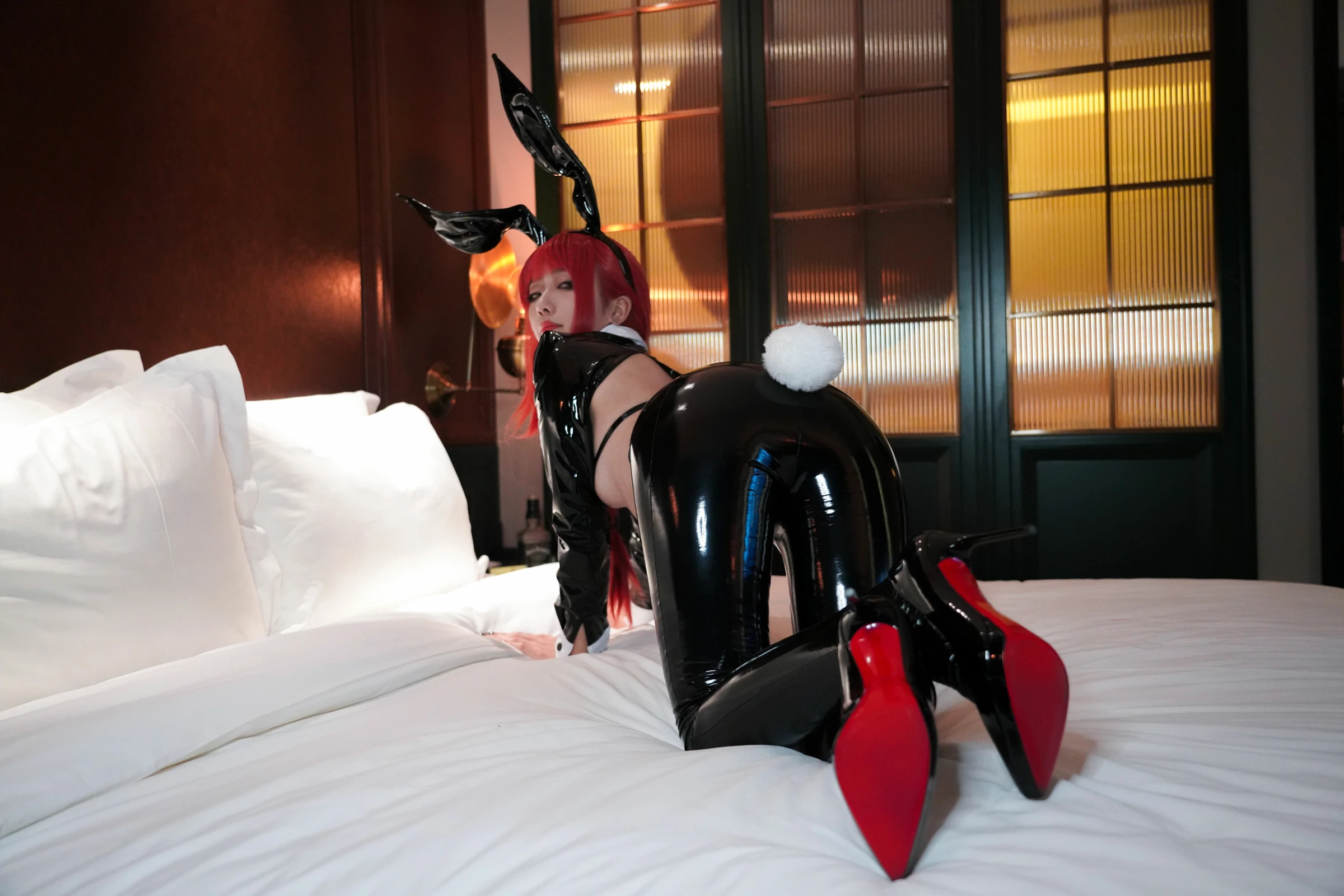 絞肉姬 – 玛奇玛逆兔女郎 Cosplay-第3张