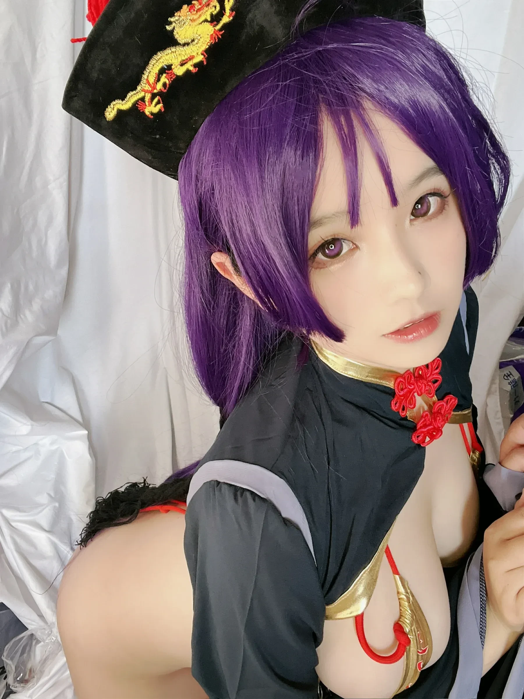 阿半今天很开心 – 奶光僵尸 Cosplay-第1张