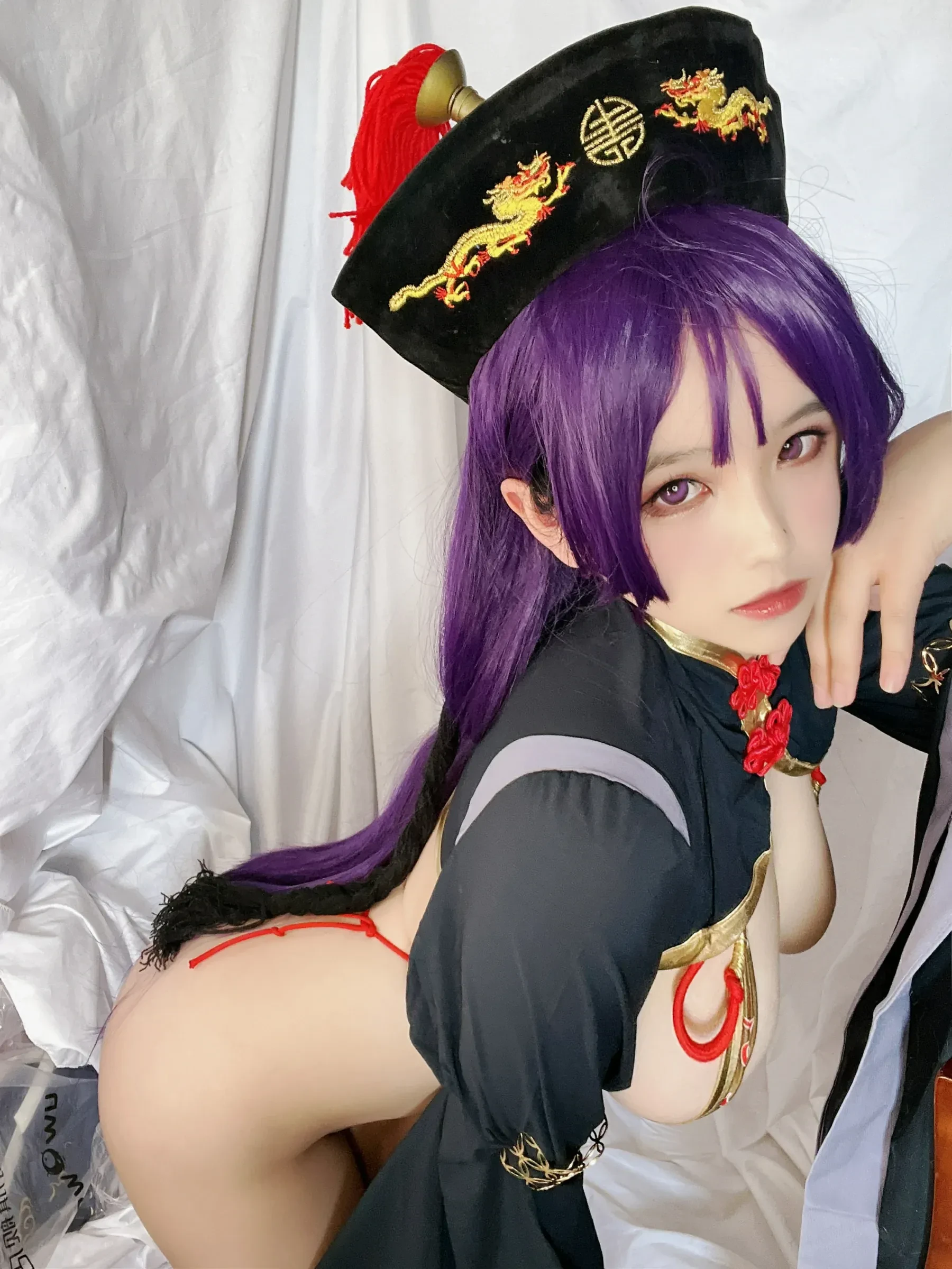 阿半今天很开心 – 奶光僵尸 Cosplay-第2张