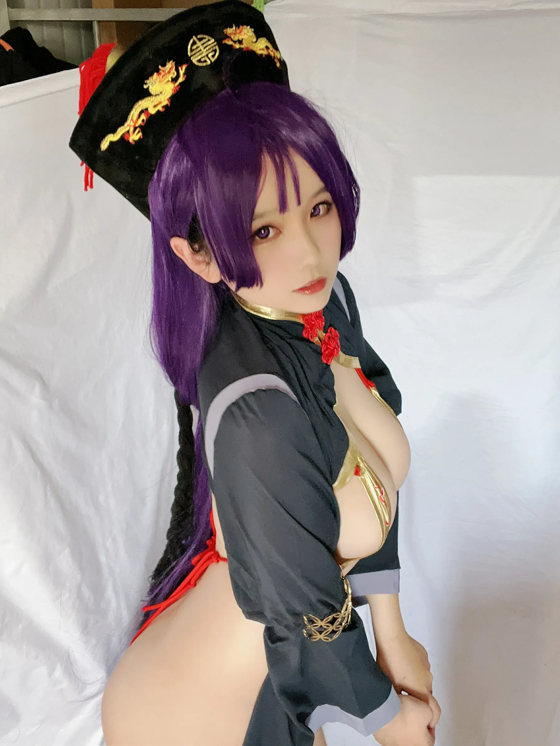 阿半今天很开心 – 奶光僵尸 Cosplay-第6张