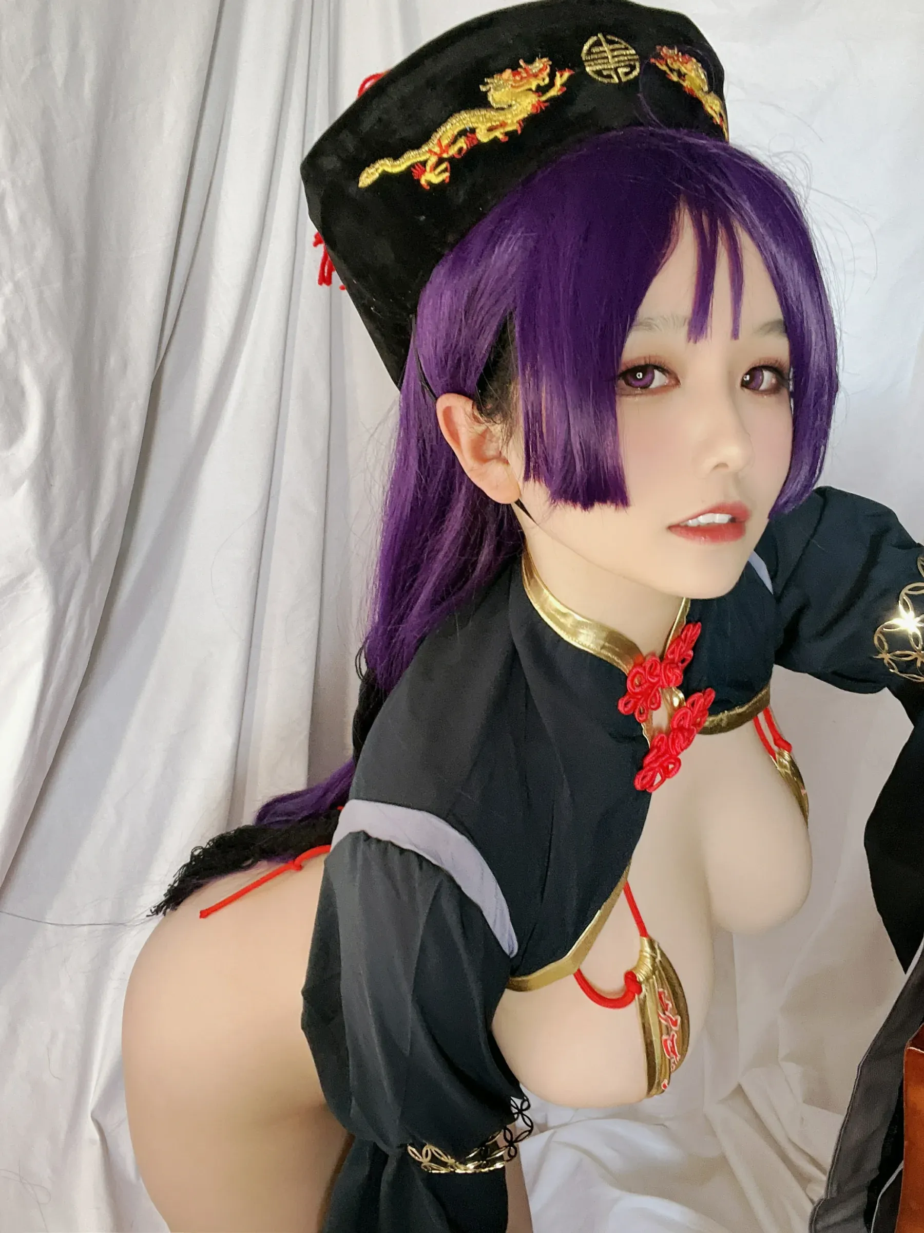阿半今天很开心 – 奶光僵尸 Cosplay-第7张