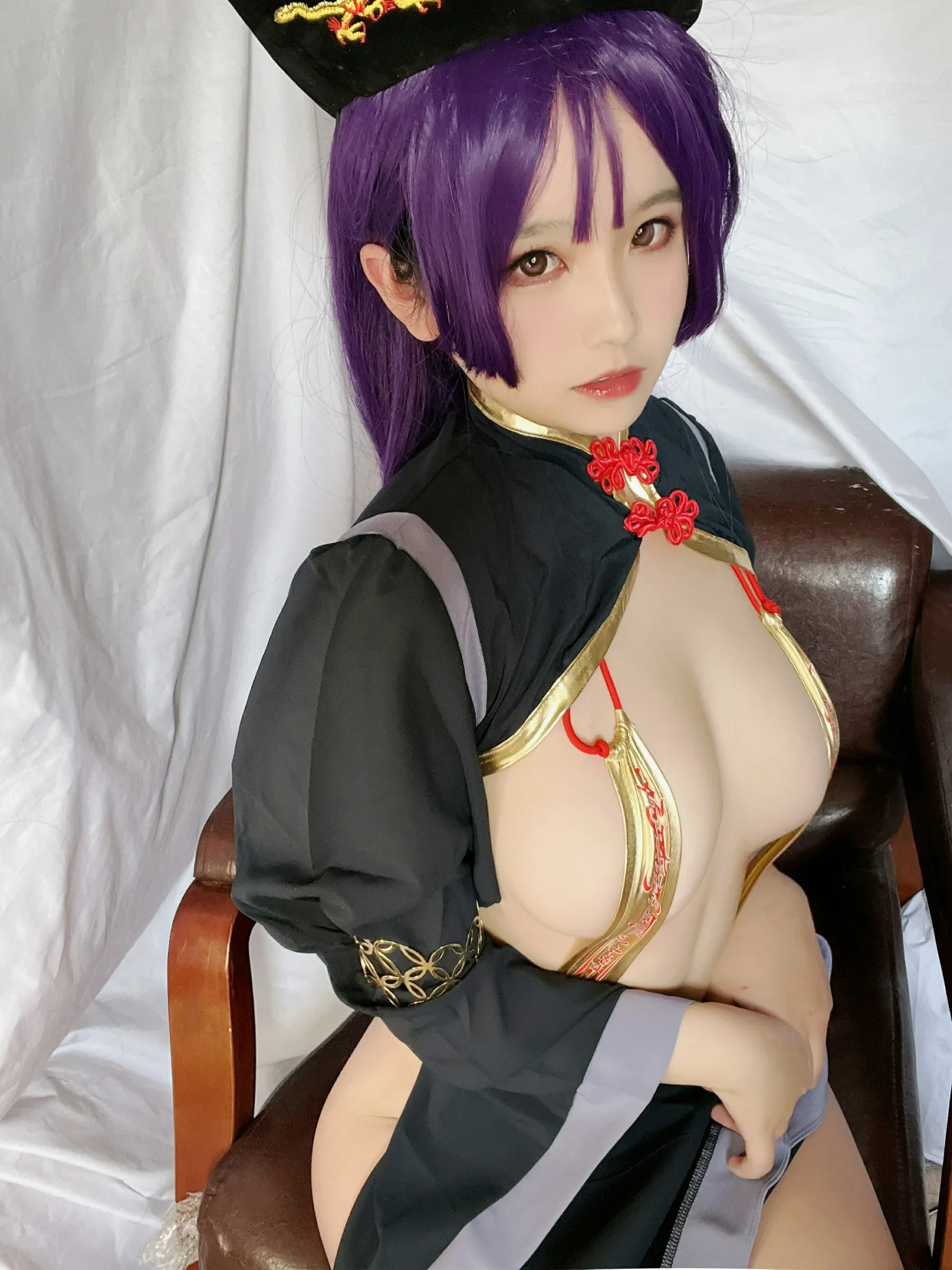 阿半今天很开心 – 奶光僵尸 Cosplay-第33张