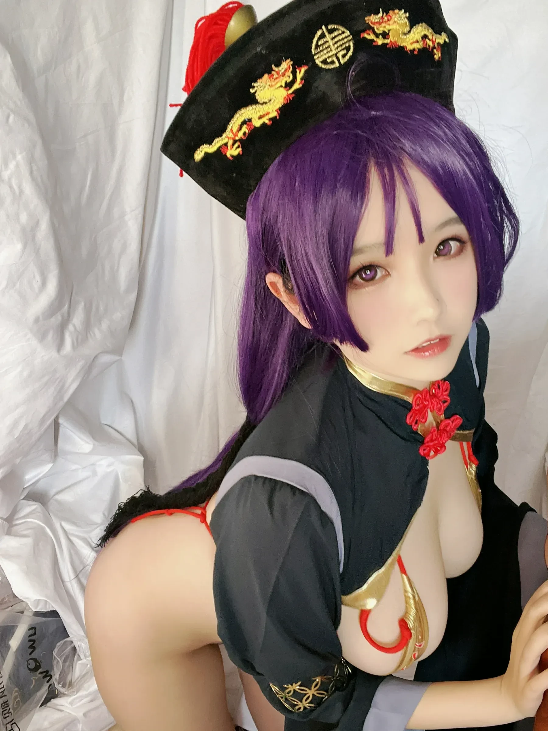 阿半今天很开心 – 奶光僵尸 Cosplay-第35张