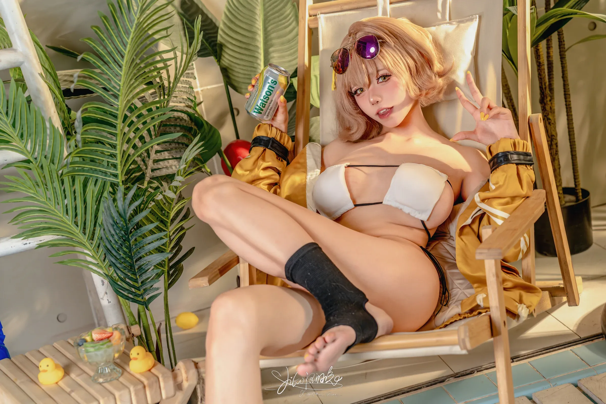 咬一口兔娘（黏黏团子兔） – 『闪耀夏日-阿尼斯』 恋爱告急 Cosplay-第10张
