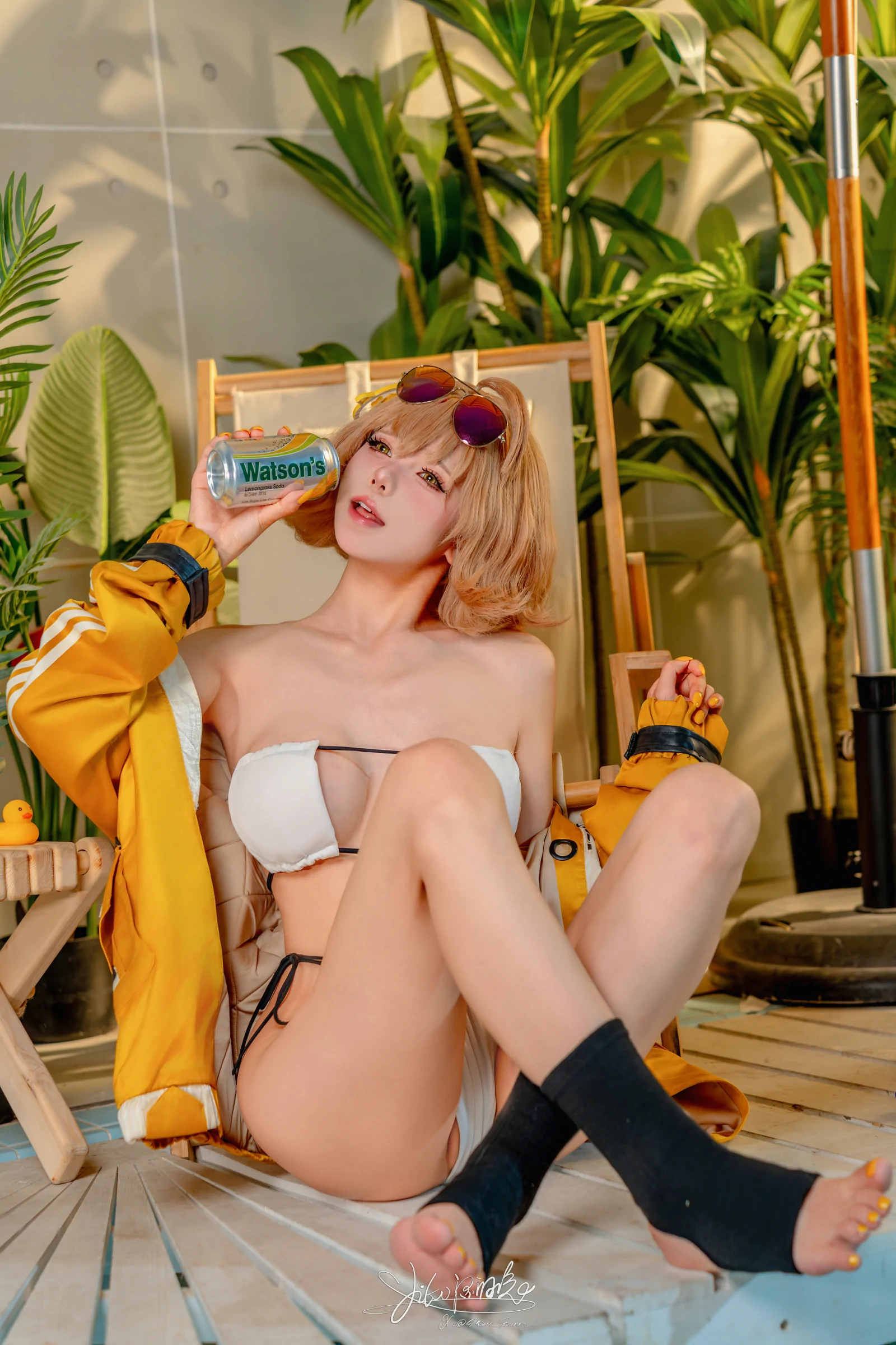 咬一口兔娘（黏黏团子兔） – 『闪耀夏日-阿尼斯』 恋爱告急 Cosplay-第16张