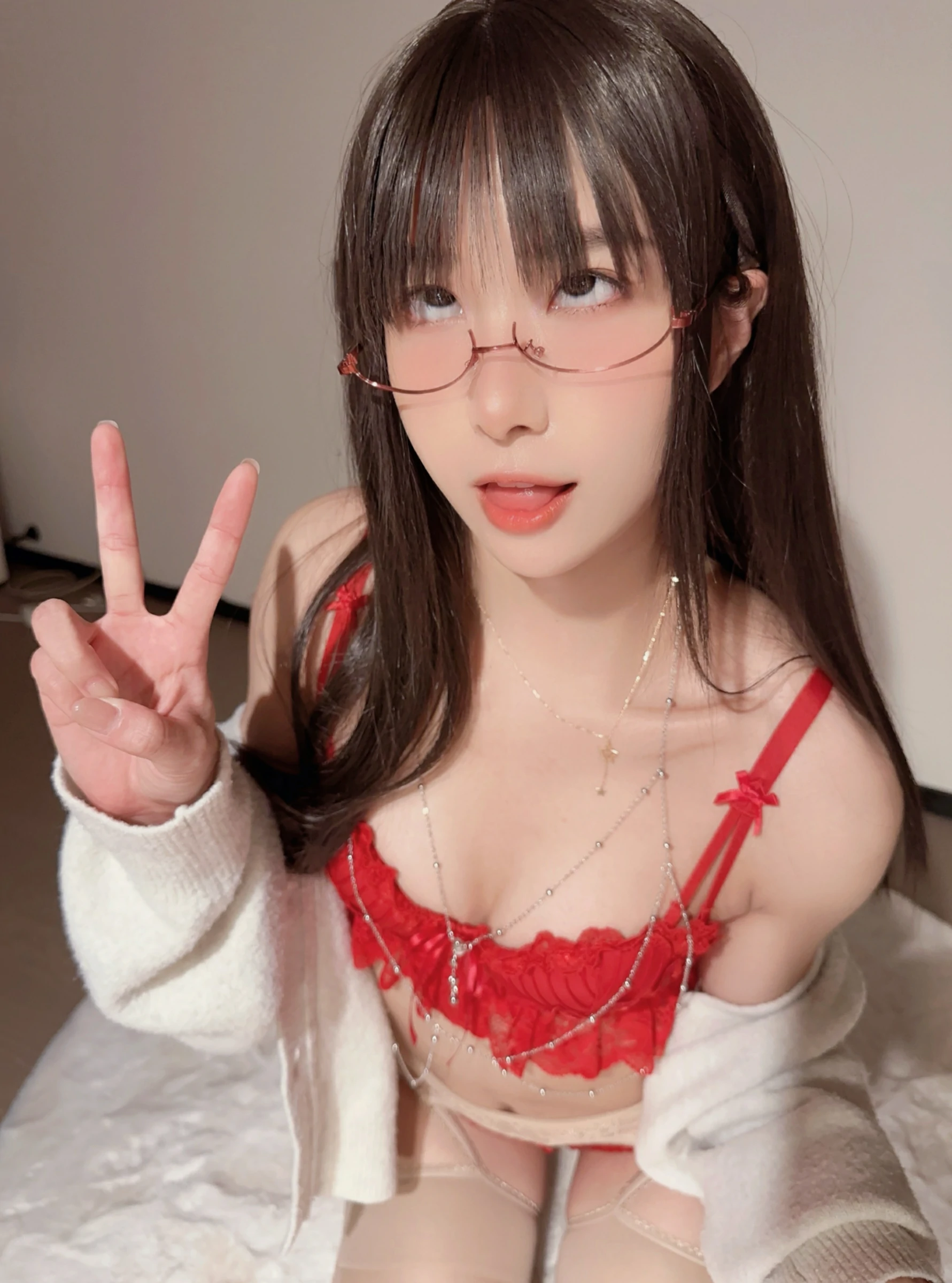 布丁大法 – 覆盆子眼镜娘 Cosplay-第38张