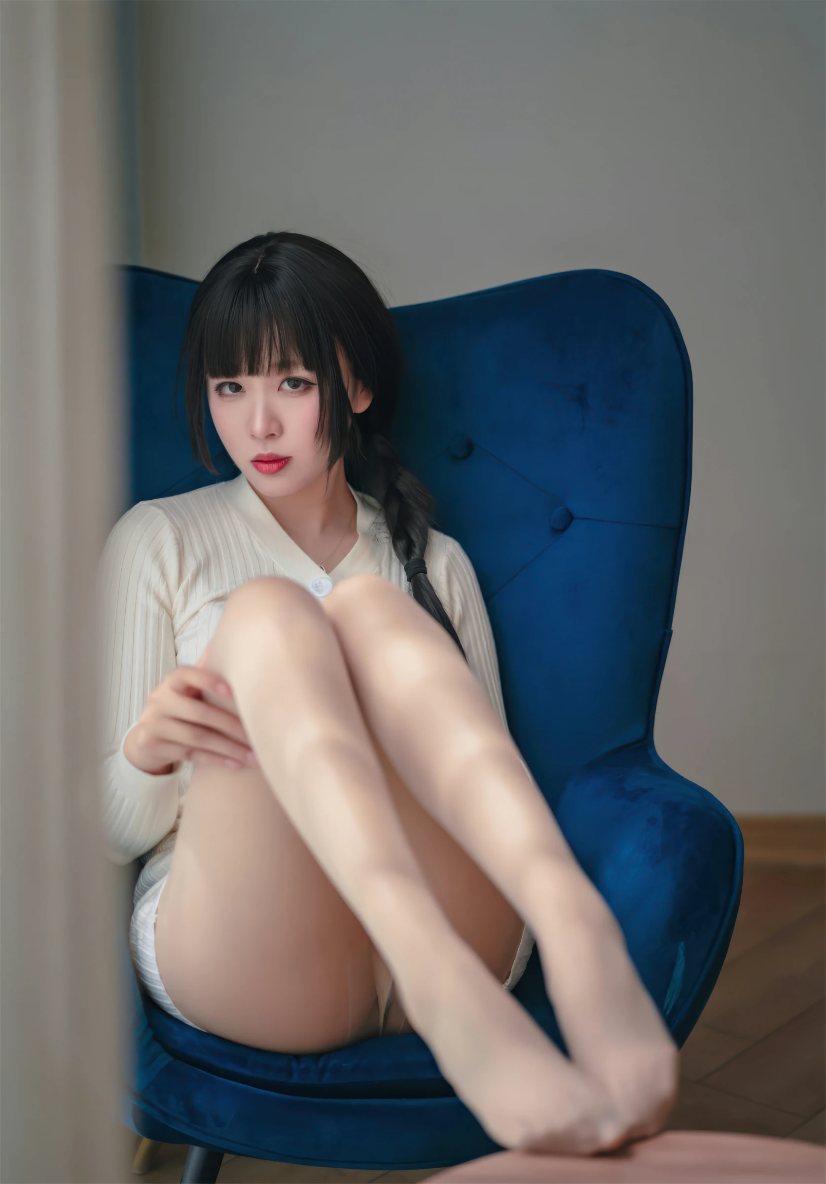 轩萧学姐 – 肉丝家妻 Cosplay-第25张