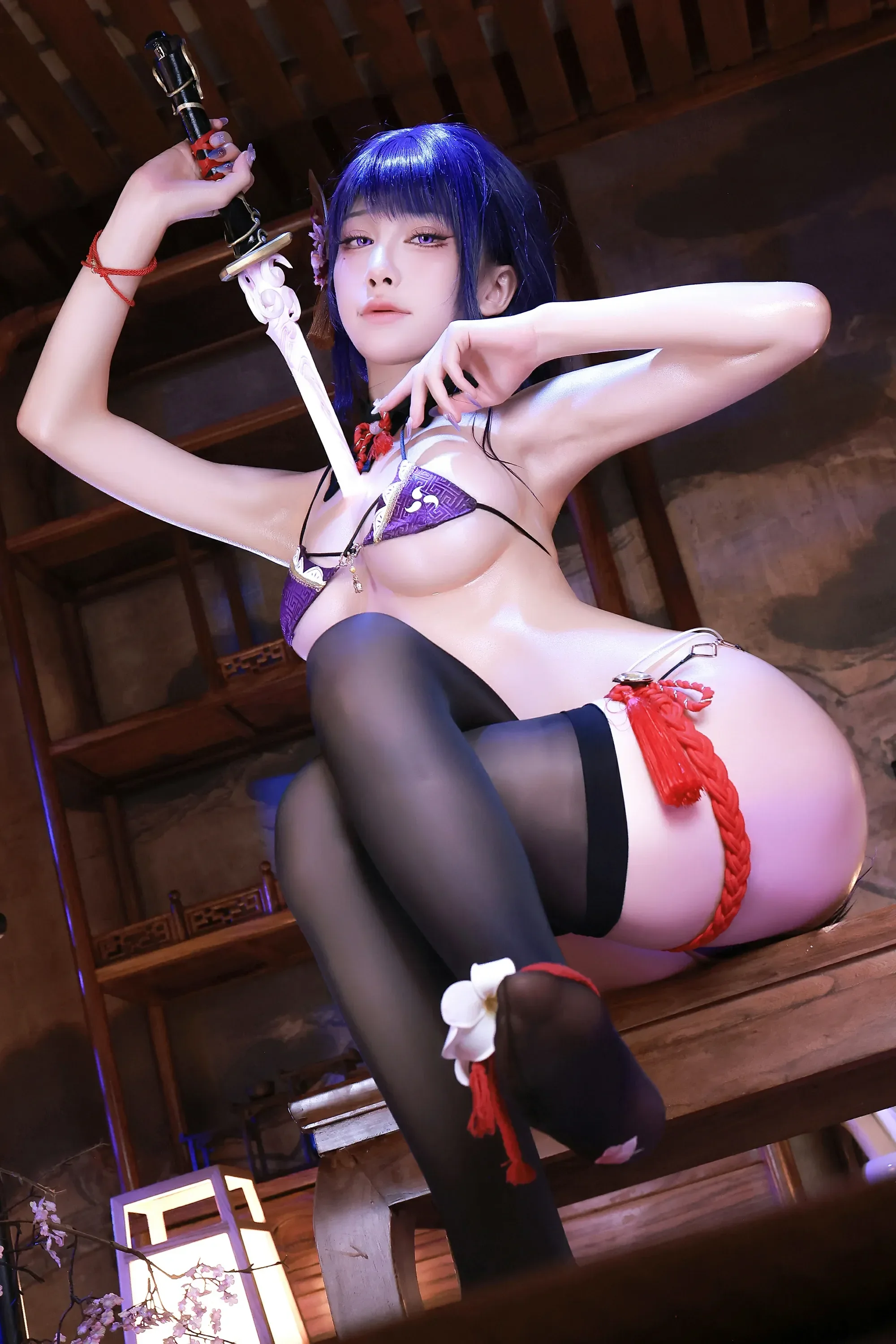 水淼Aqua – 稻妻 Cosplay-第19张
