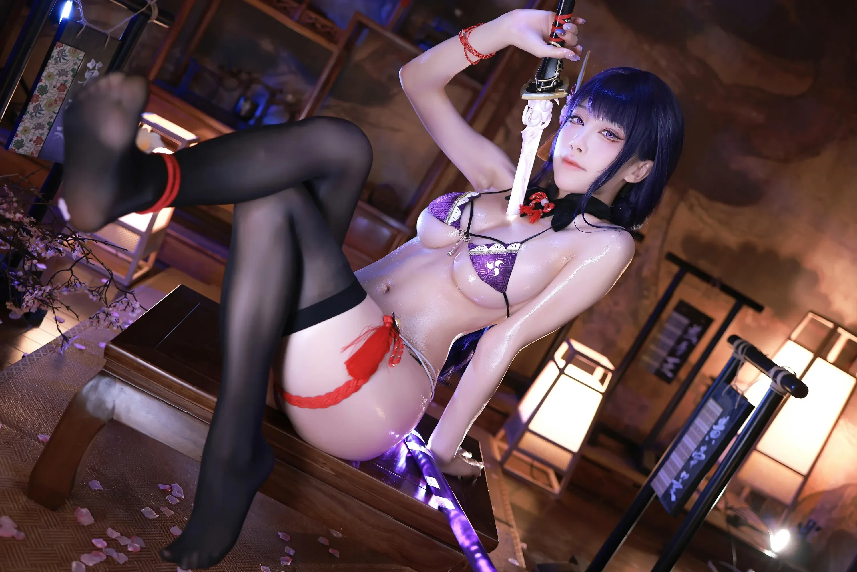 水淼Aqua – 稻妻 Cosplay-第20张